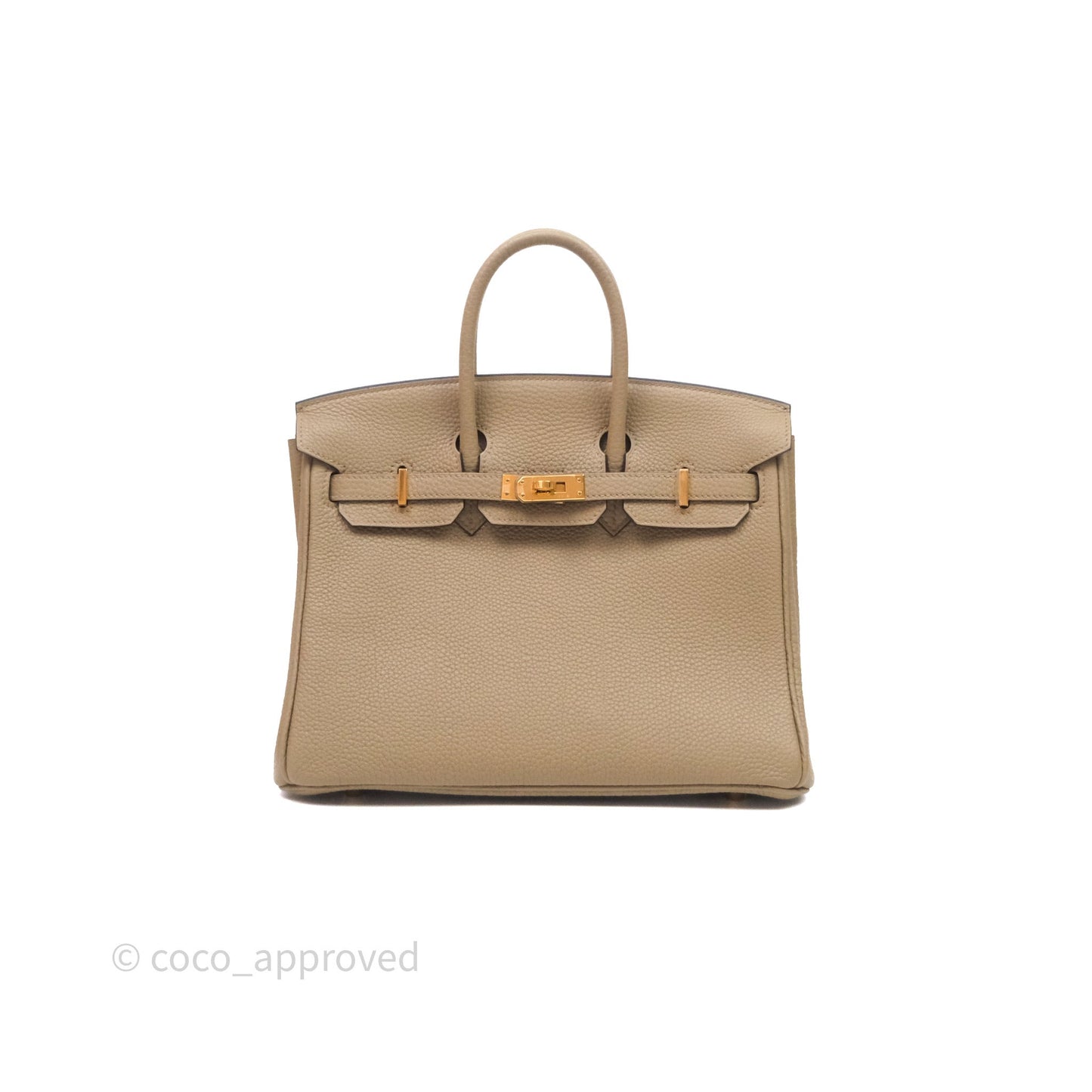 Hermès Birkin 25 Beige Marfa Togo Gold Hardware