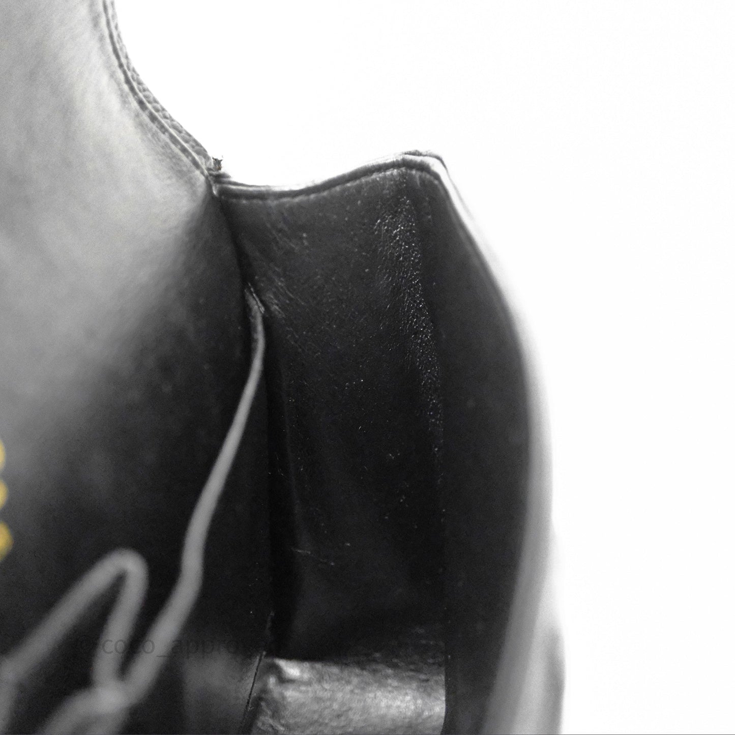 Chanel Classic M/L Medium Flap Quilted Black Caviar Gold Hardware