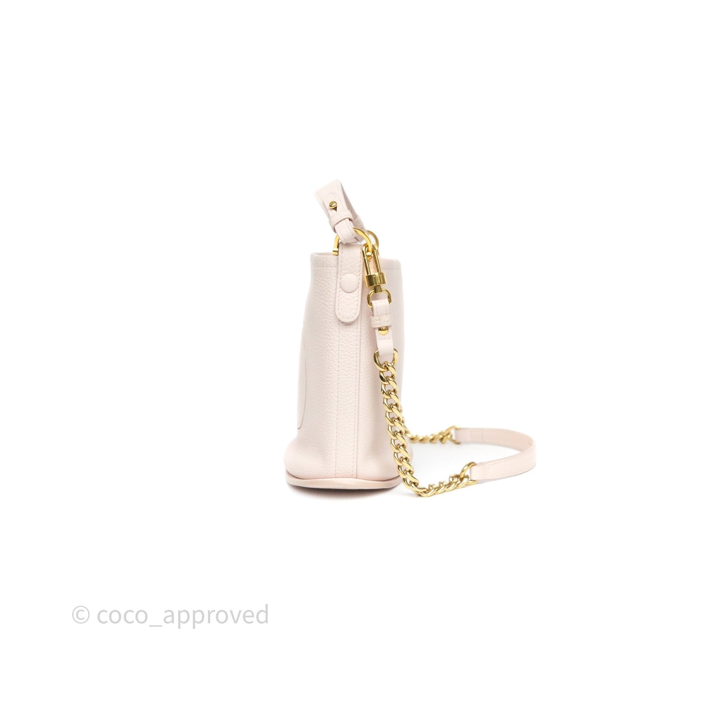 Delvaux Pin Mini Bucket Taurillon Soft Silk Pink