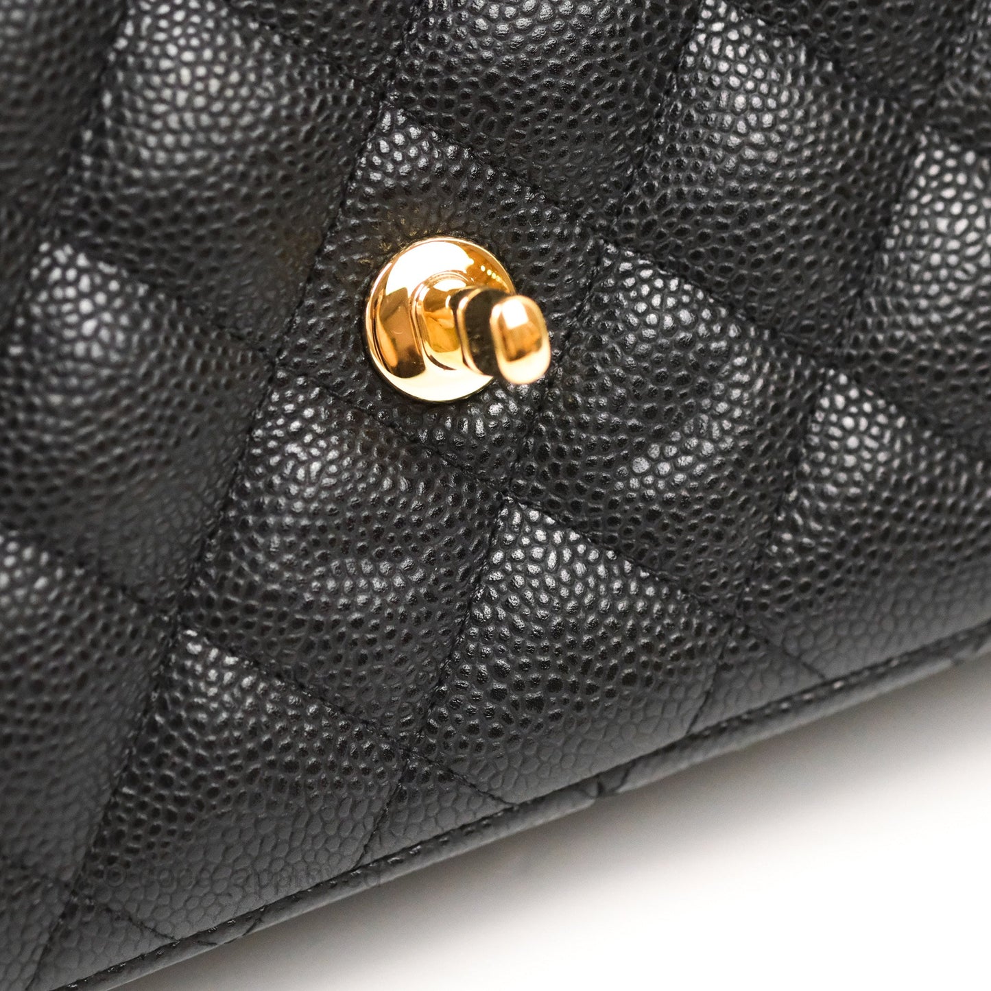 Chanel Jumbo Double Flap Black Caviar Gold Hardware⁣⁣