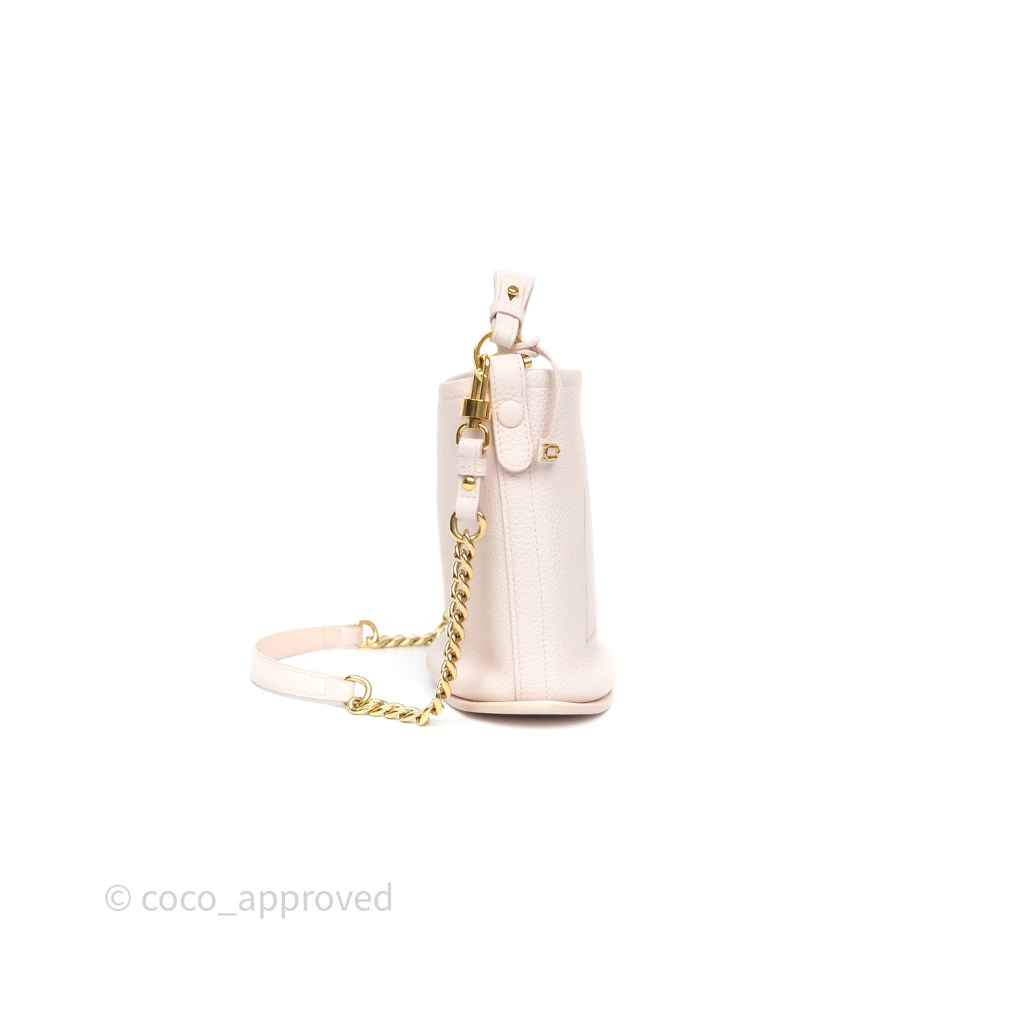 Delvaux Pin Mini Bucket Taurillon Soft Silk Pink