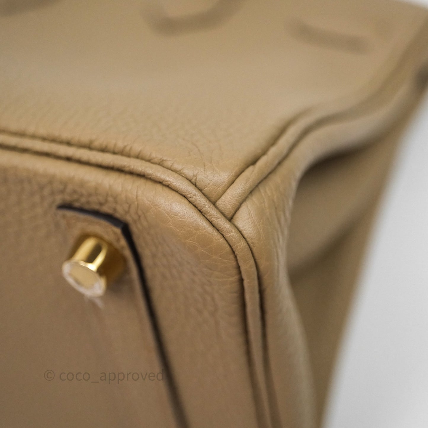 Hermès Birkin 25 Beige Marfa Togo Gold Hardware