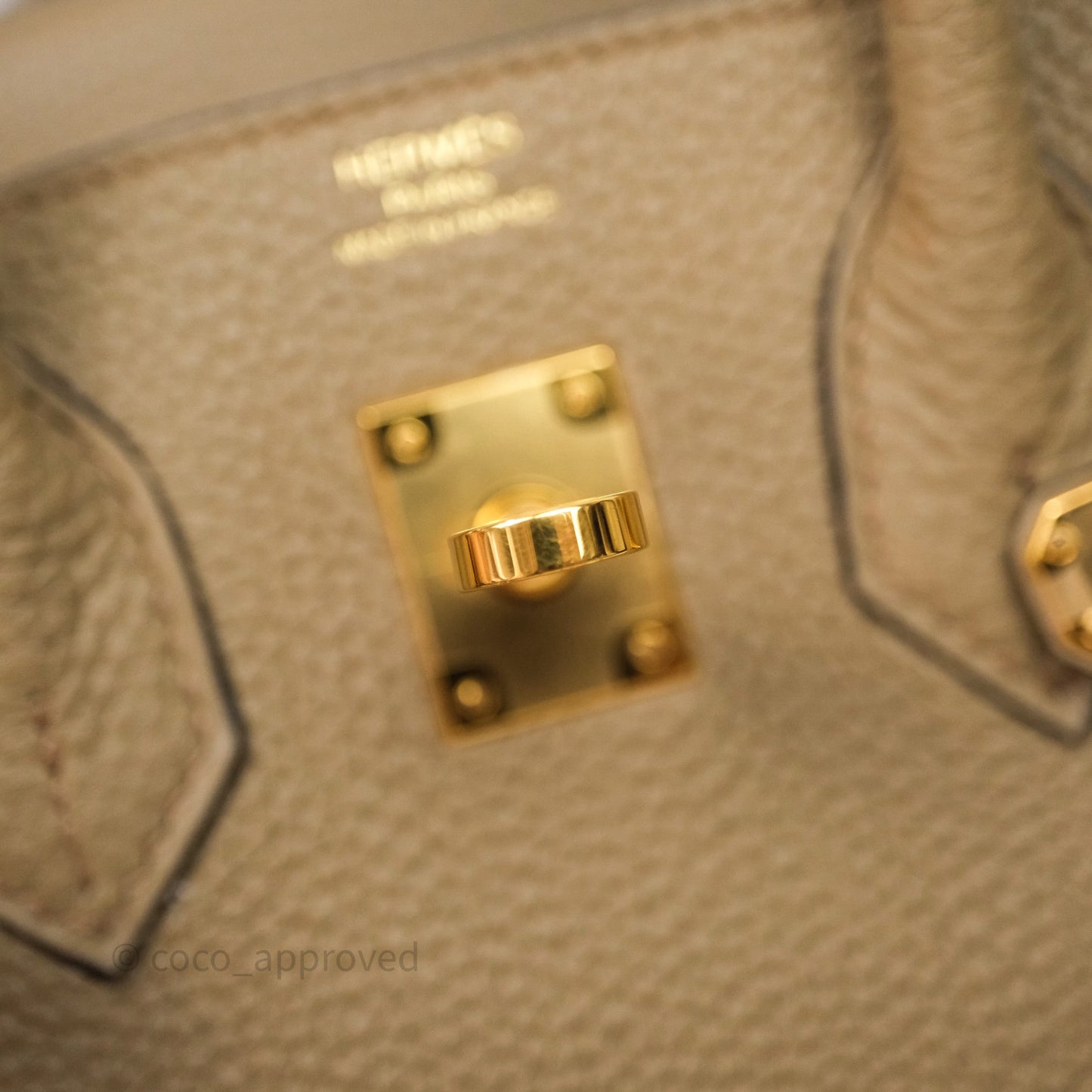 Hermès Birkin 25 Beige Marfa Togo Gold Hardware
