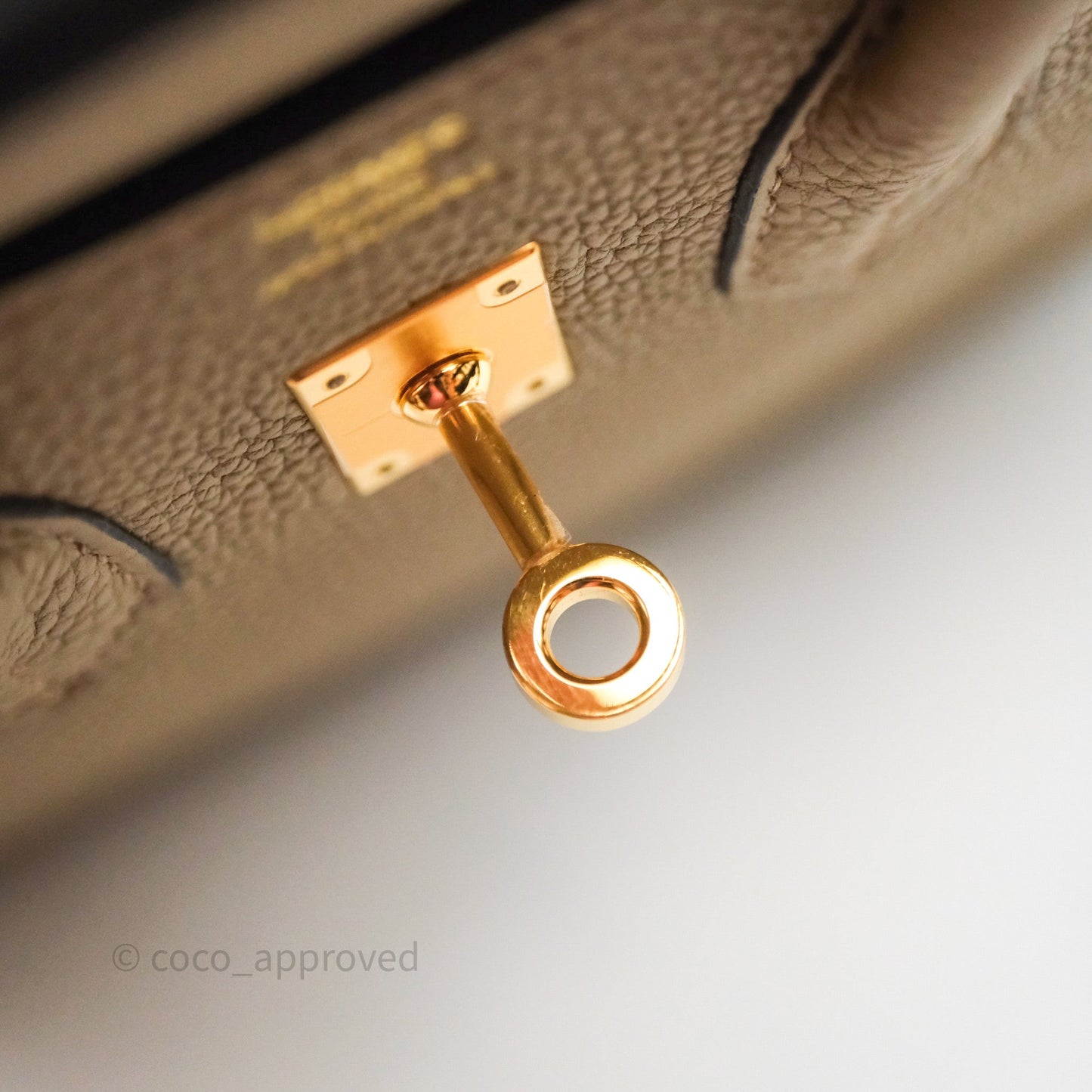 Hermès Birkin 25 Beige Marfa Togo Gold Hardware