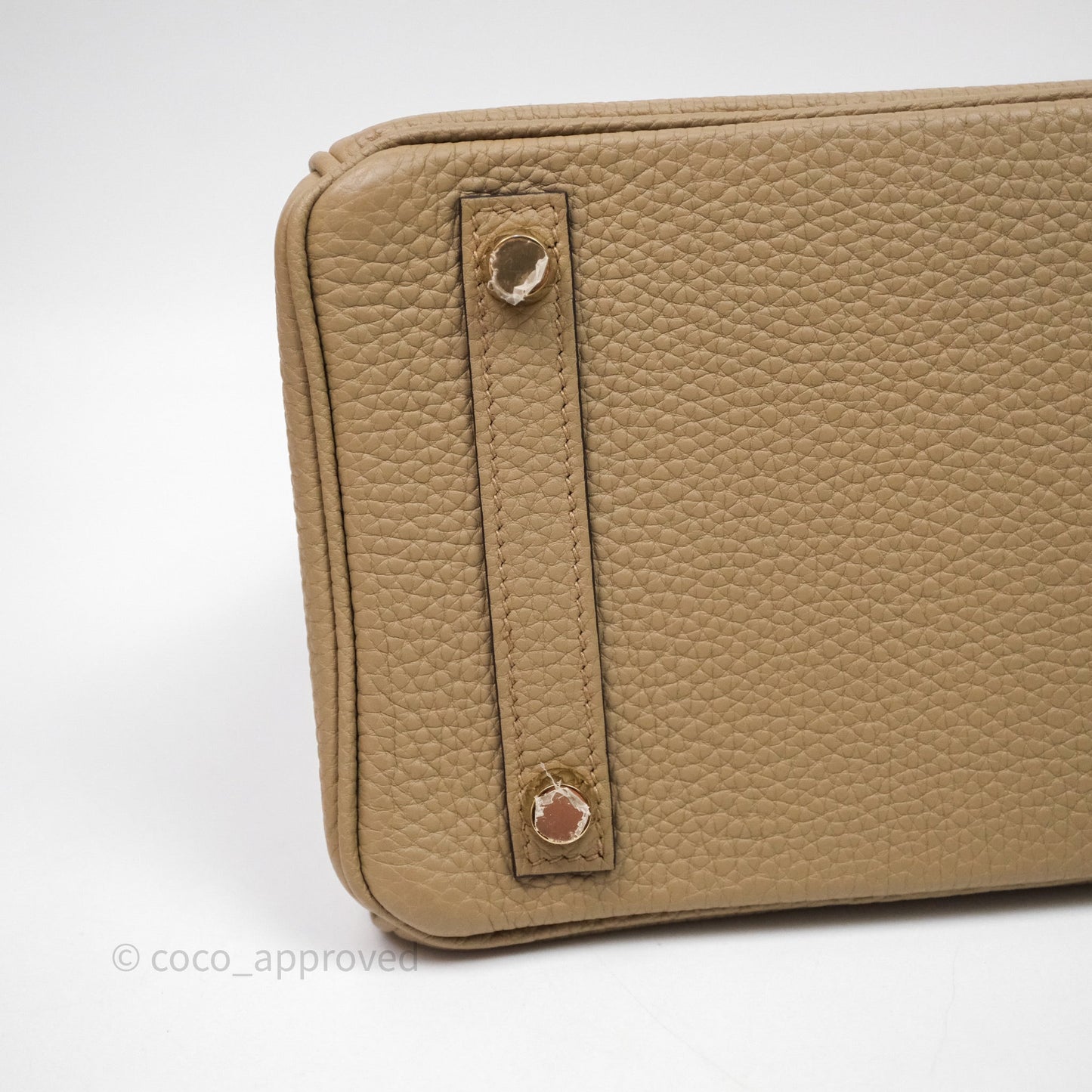 Hermès Birkin 25 Beige Marfa Togo Gold Hardware