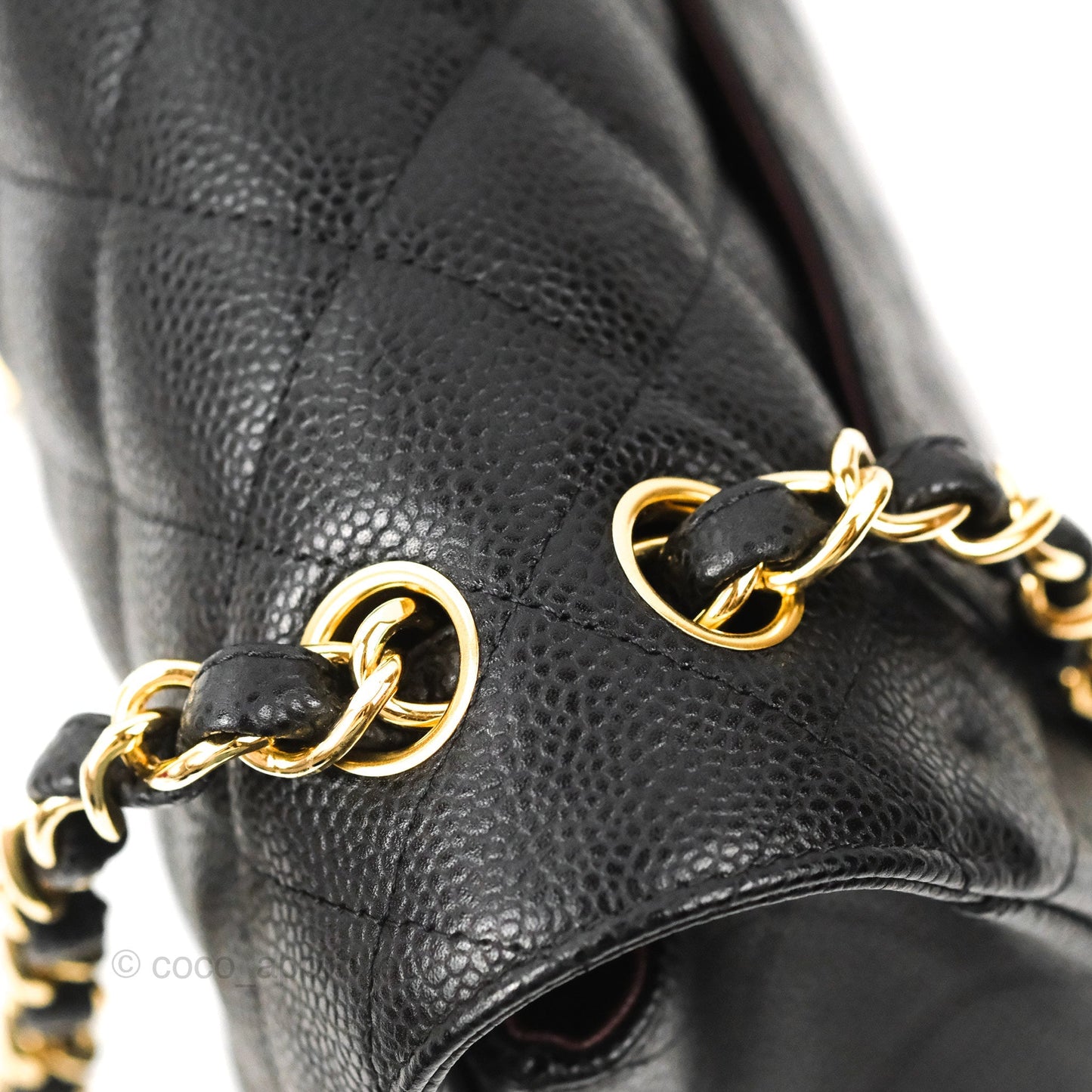 Chanel Jumbo Double Flap Black Caviar Gold Hardware⁣⁣