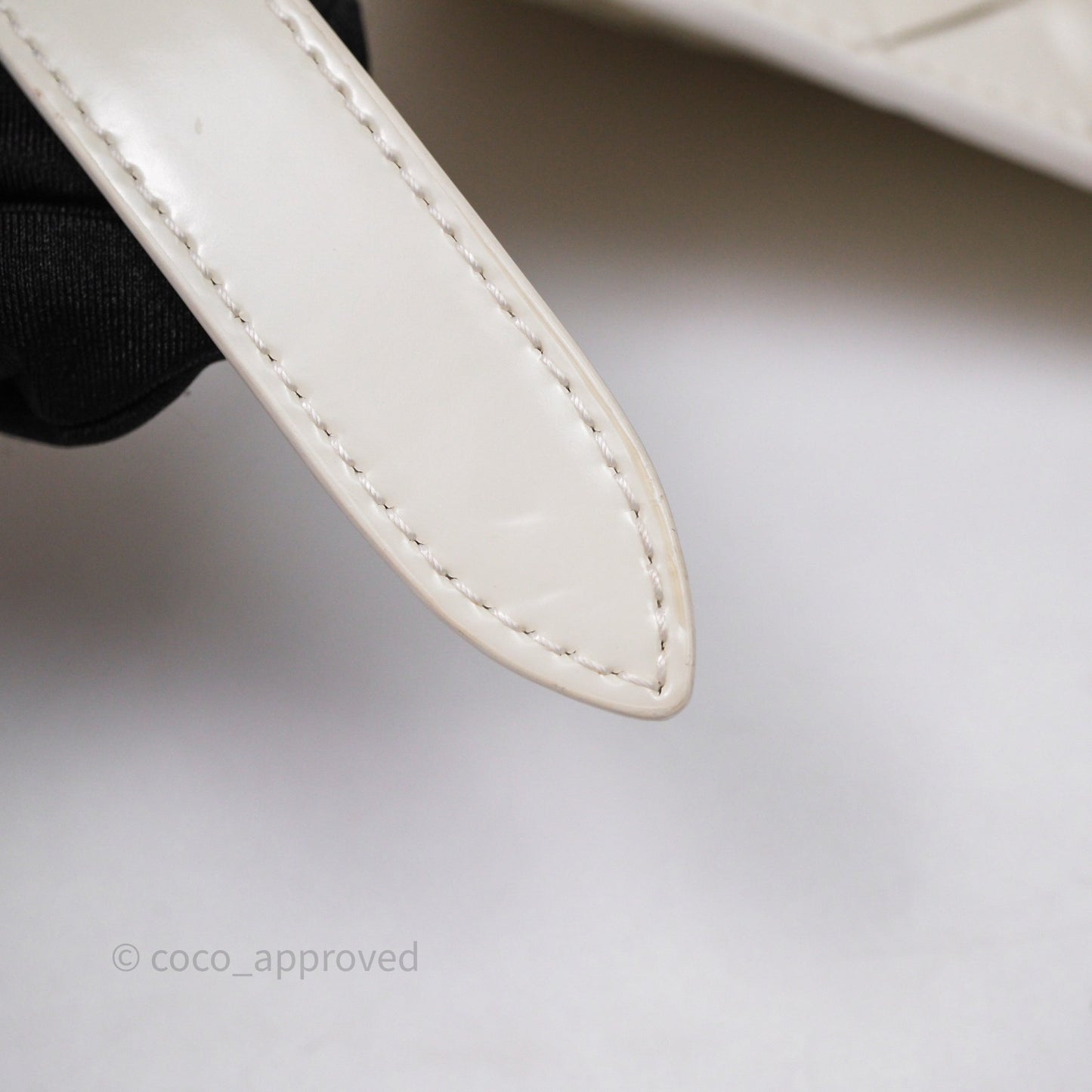 Bottega Veneta Flap Woven Leather White Shoulder Bag
