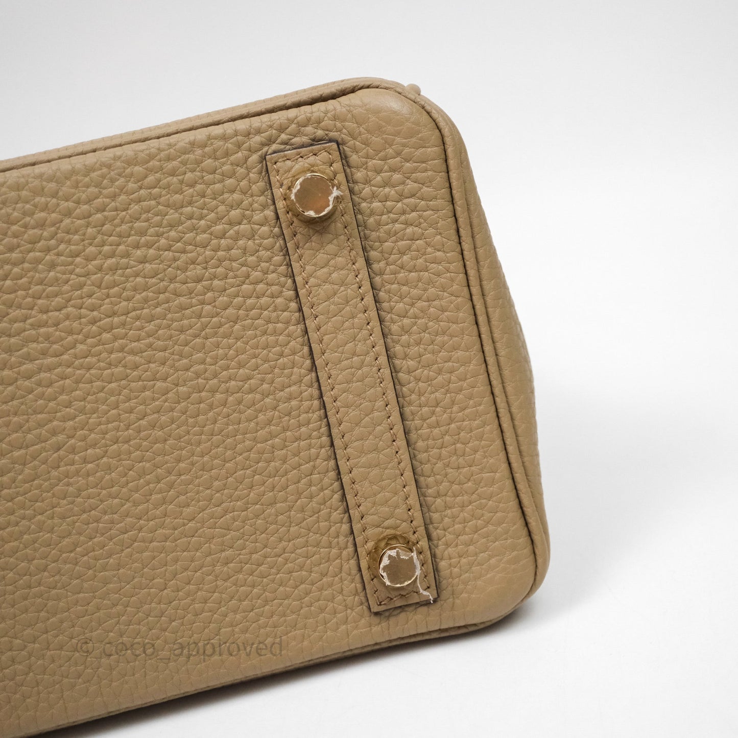 Hermès Birkin 25 Beige Marfa Togo Gold Hardware