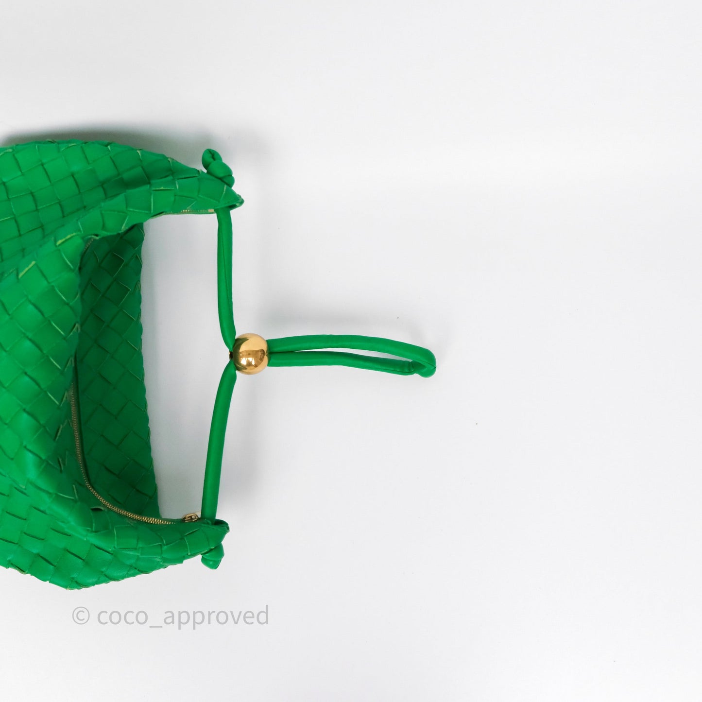 Bottega Veneta Medium Turn Pouch Nappa Intrecciato Parakeet Green