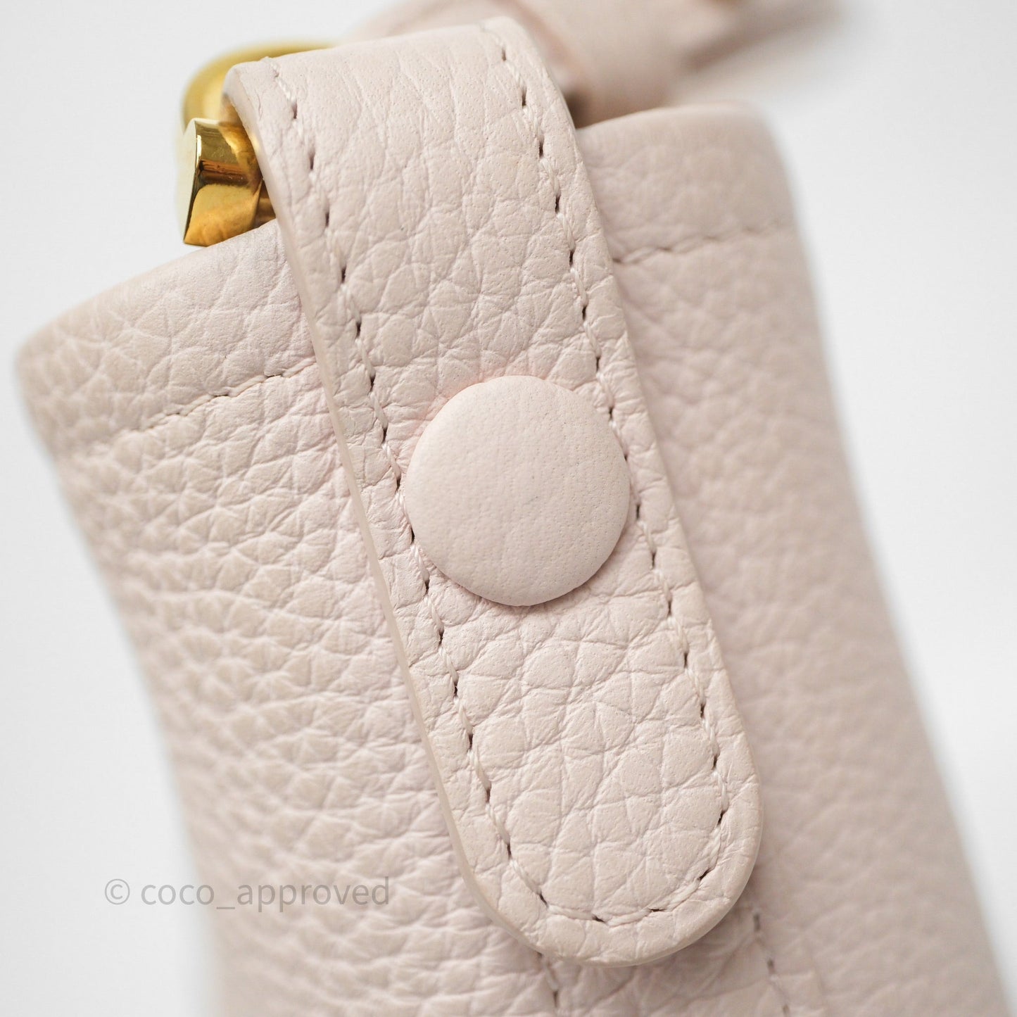 Delvaux Pin Mini Bucket Taurillon Soft Silk Pink