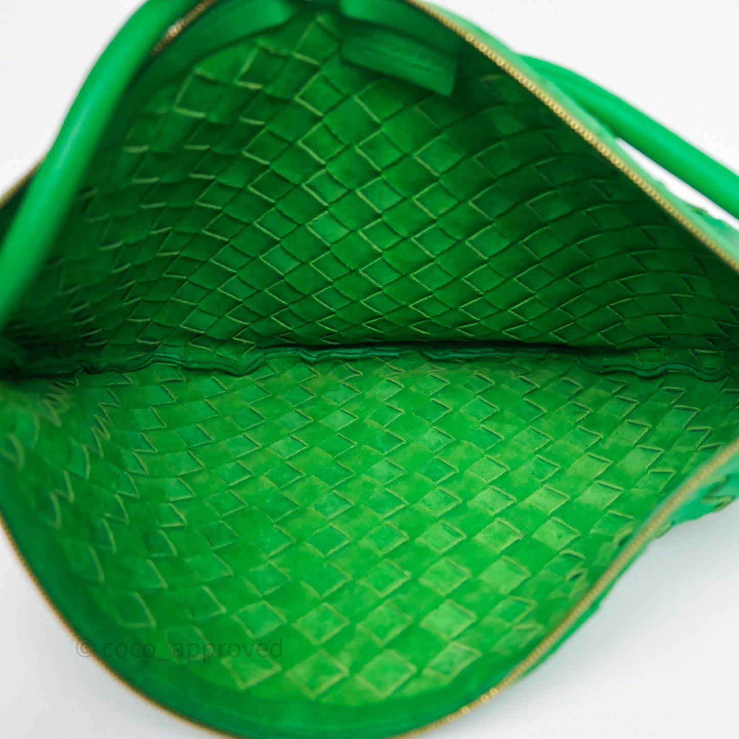 Bottega Veneta Medium Turn Pouch Nappa Intrecciato Parakeet Green