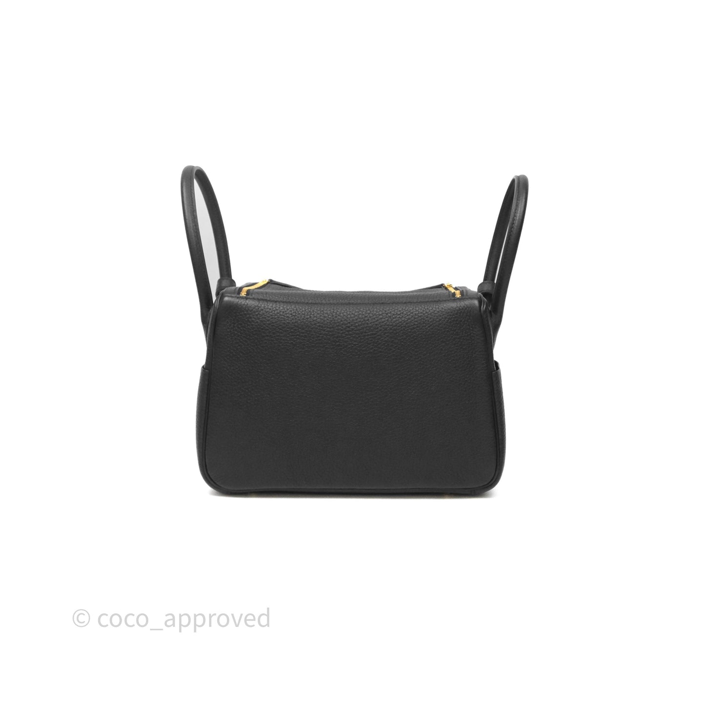 Hermès Lindy 26 Black Taurillon Clemence Gold Hardware