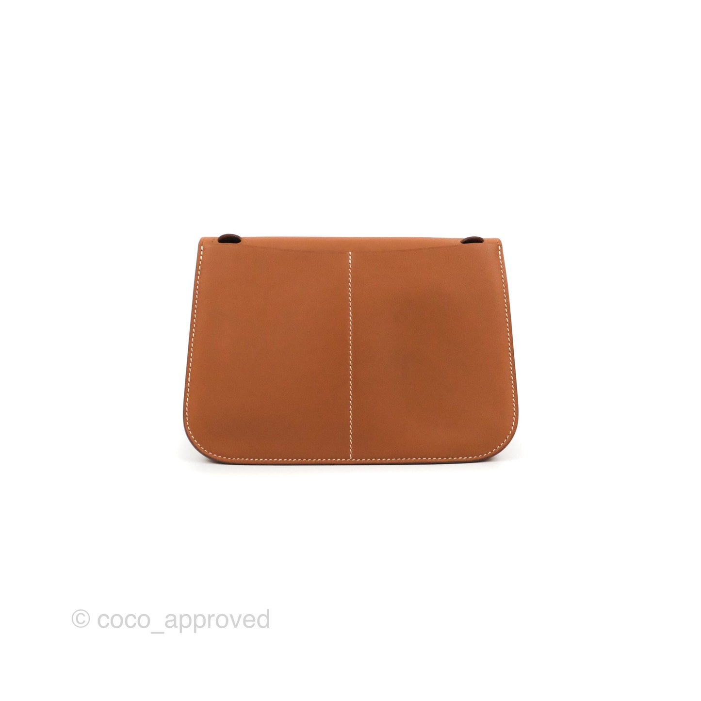Hermès Mini Halzan Gold Evercolour Palladium Hardware