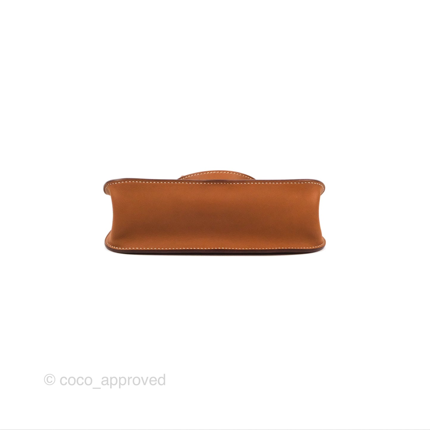 Hermès Mini Halzan Gold Evercolour Palladium Hardware