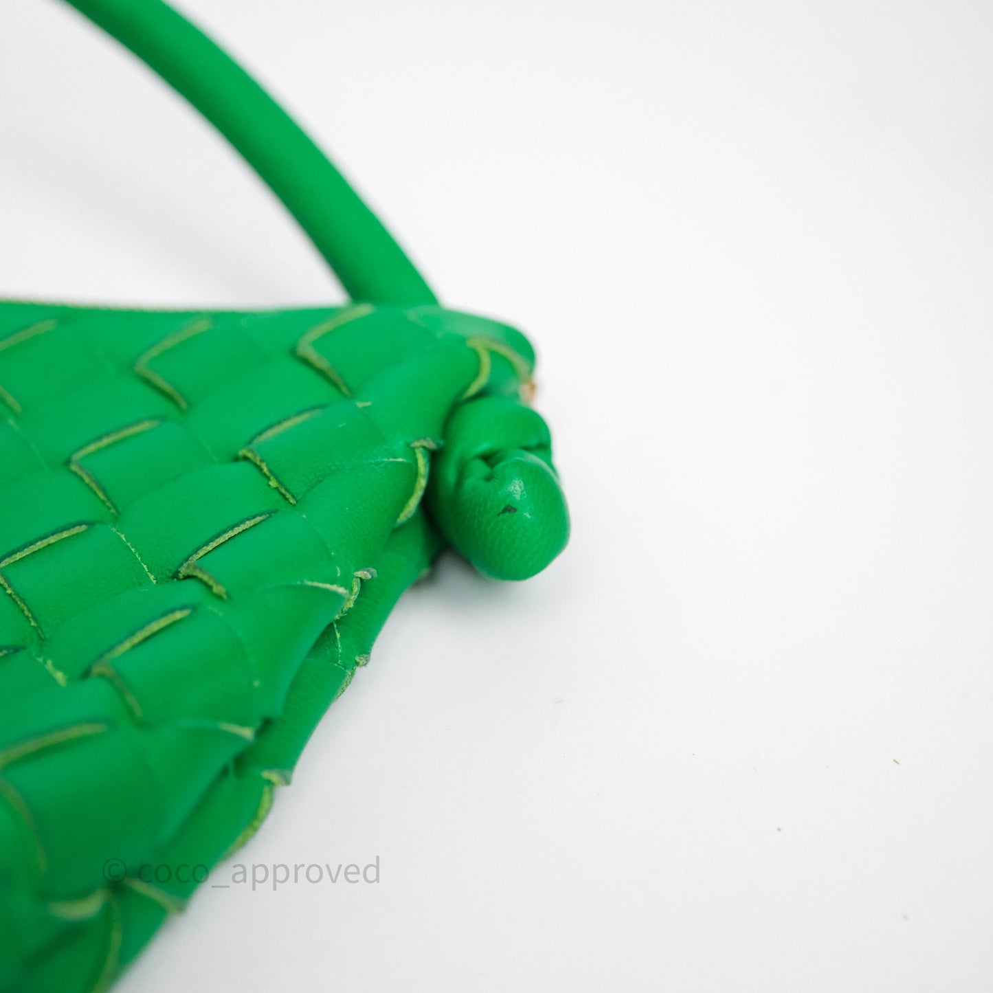 Bottega Veneta Medium Turn Pouch Nappa Intrecciato Parakeet Green