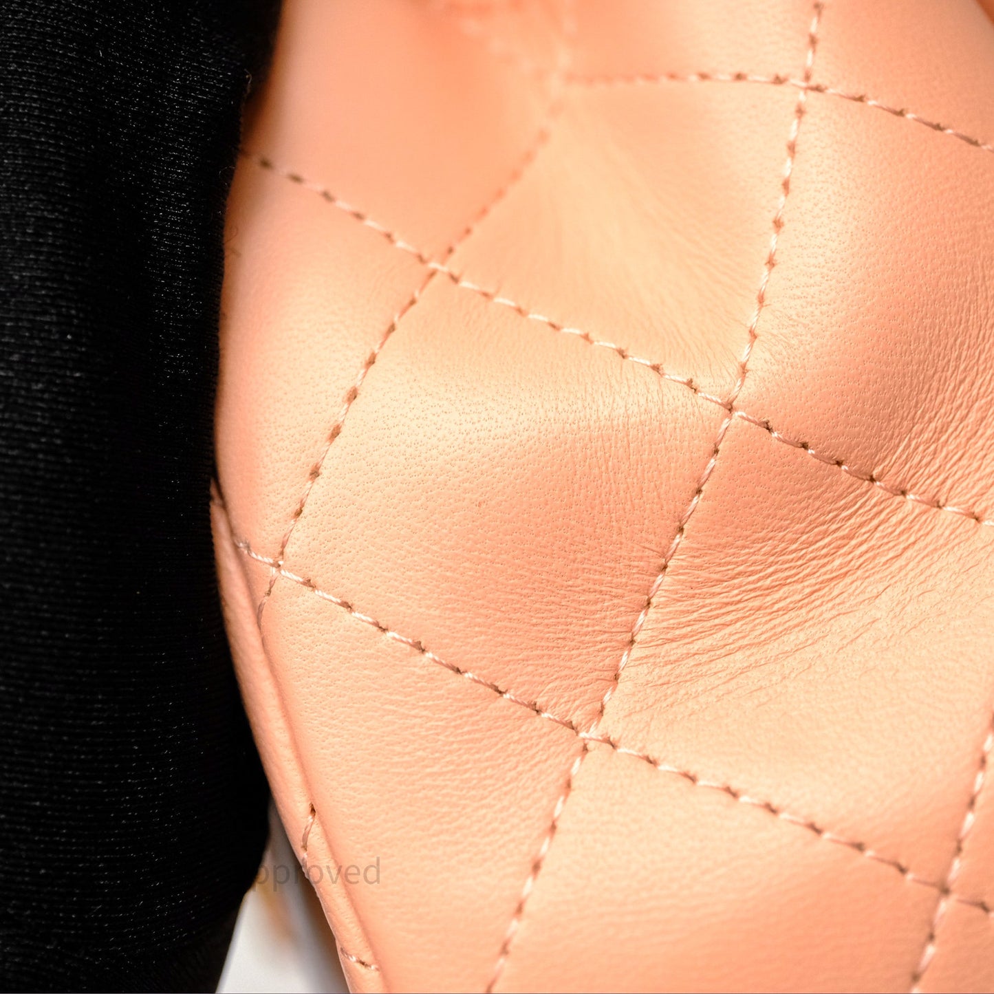 Chanel Mini Square Quilted Orange Claire Lambskin Gold Hardware