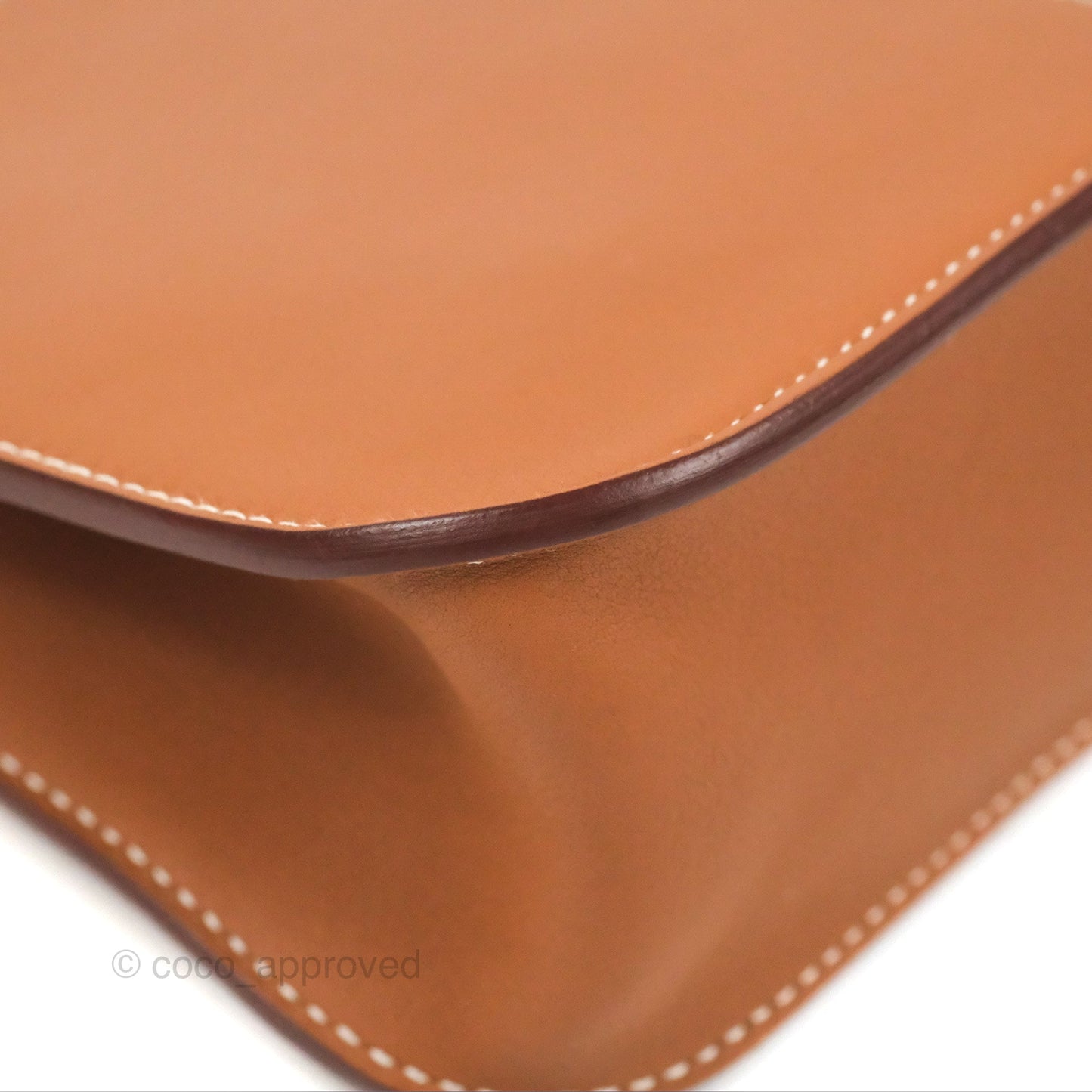 Hermès Mini Halzan Gold Evercolour Palladium Hardware