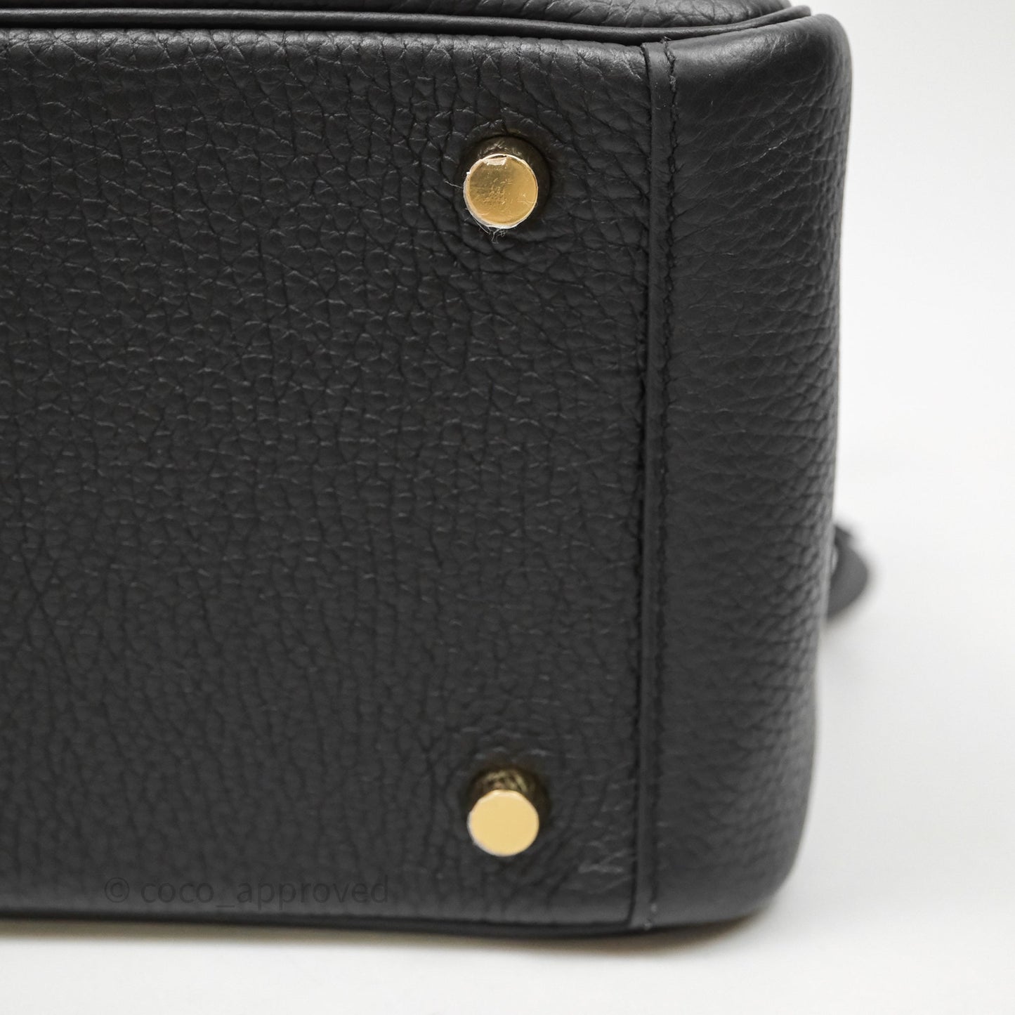 Hermès Lindy 26 Black Taurillon Clemence Gold Hardware