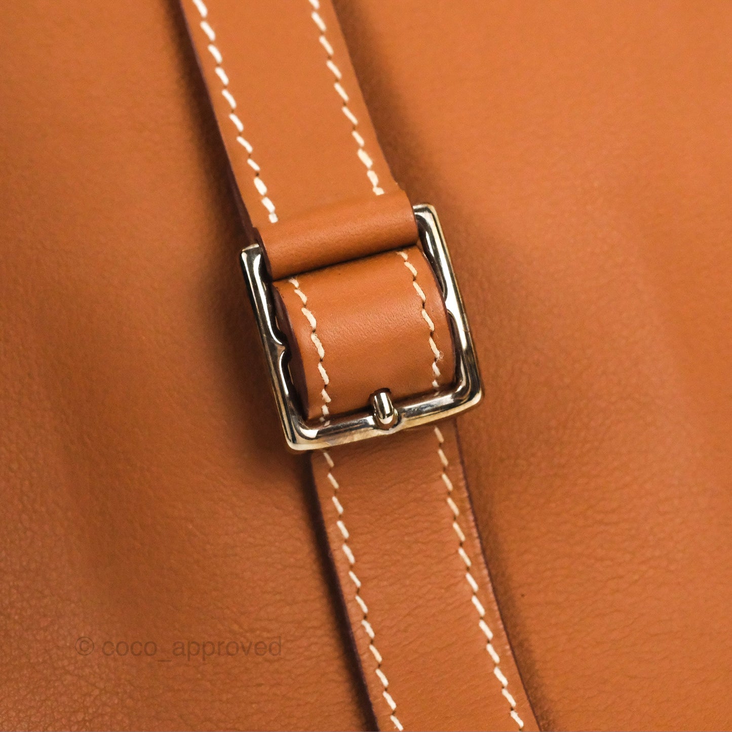 Hermès Mini Halzan Gold Evercolour Palladium Hardware