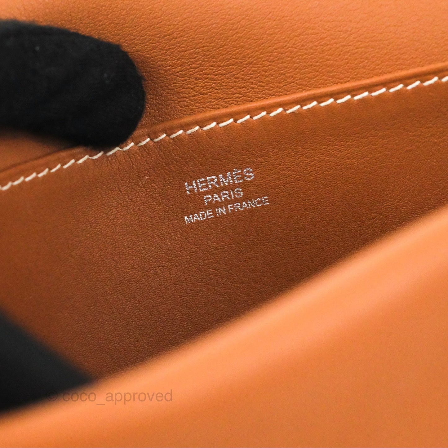 Hermès Mini Halzan Gold Evercolour Palladium Hardware