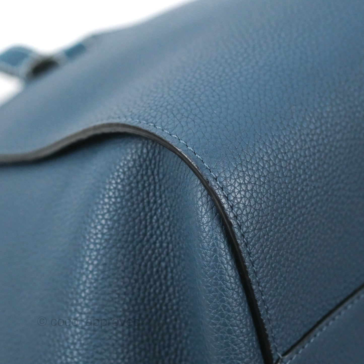 Loewe Hammock Small Shoulder Bag Navy Blue Soft Grained Calfskin