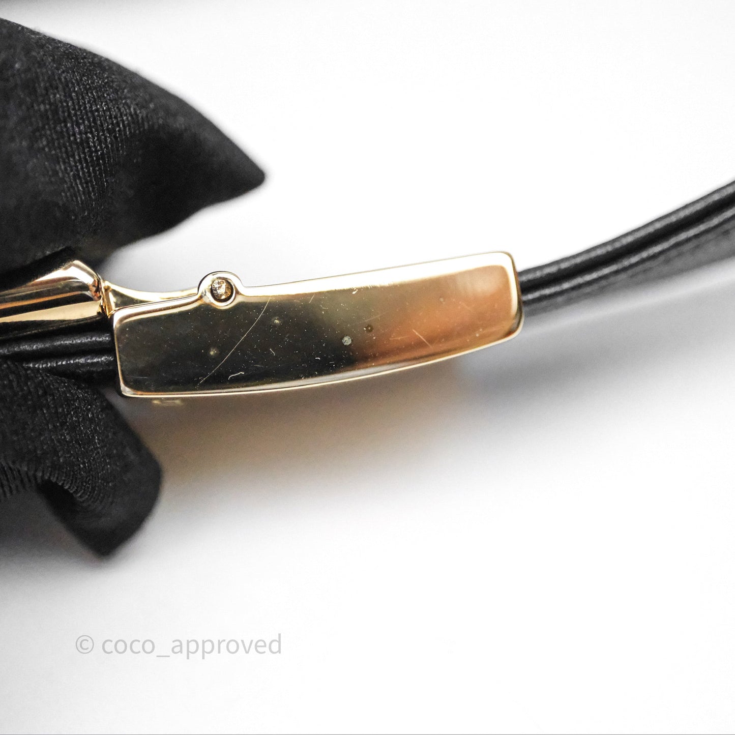 Chanel Vintage Chocolate Bar Shoulder Bag Black Lambskin