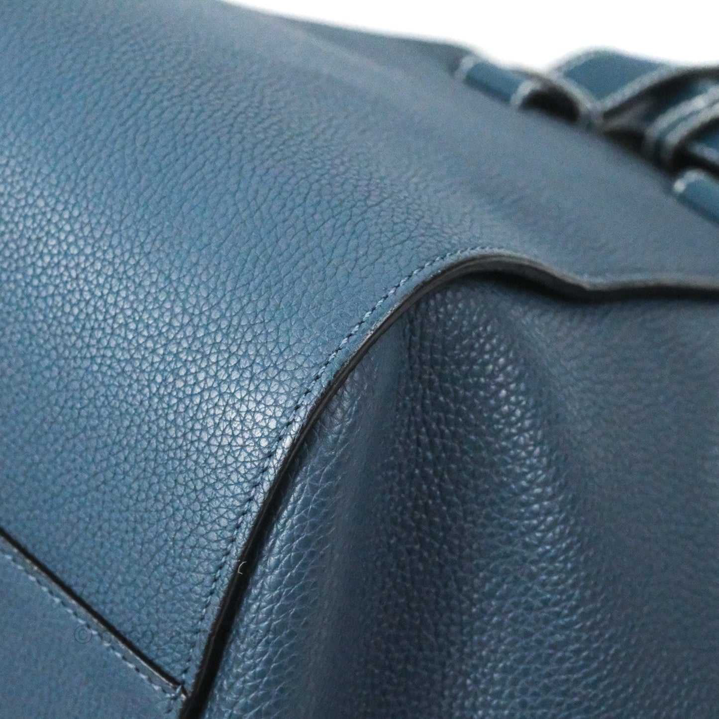 Loewe Hammock Small Shoulder Bag Navy Blue Soft Grained Calfskin