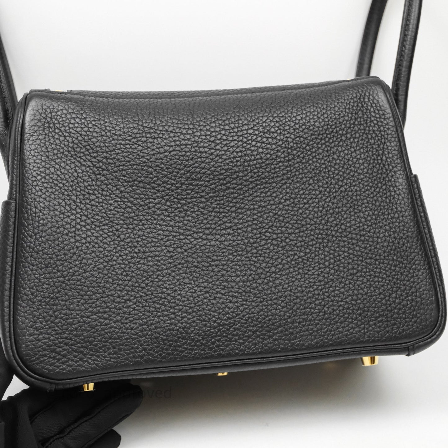 Hermès Lindy 26 Black Taurillon Clemence Gold Hardware