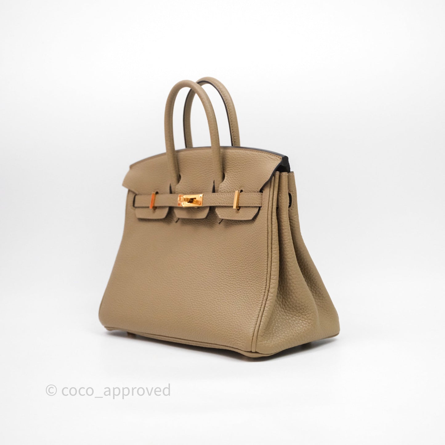 Hermès Birkin 25 Beige Marfa Togo Gold Hardware
