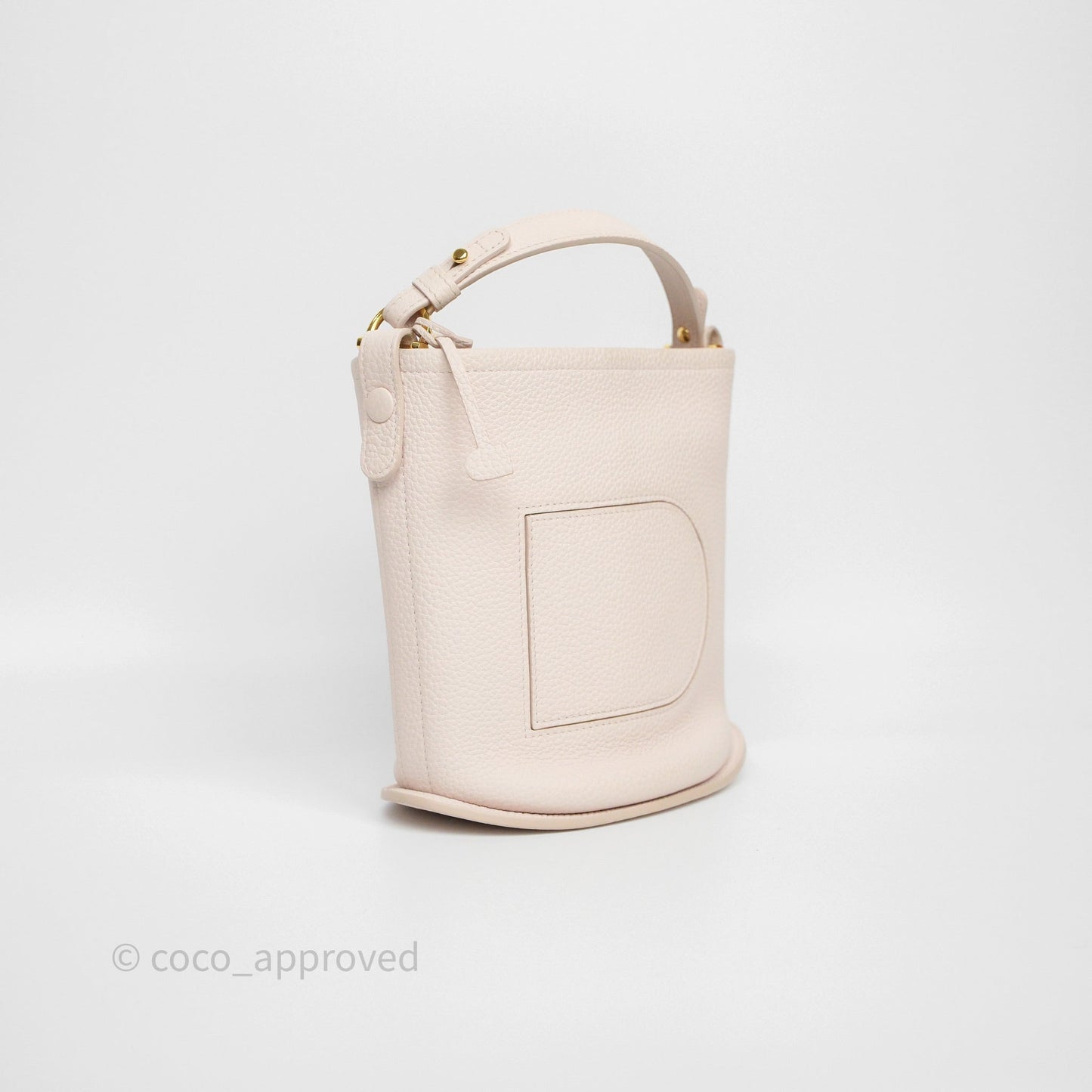 Delvaux Pin Mini Bucket Taurillon Soft Silk Pink