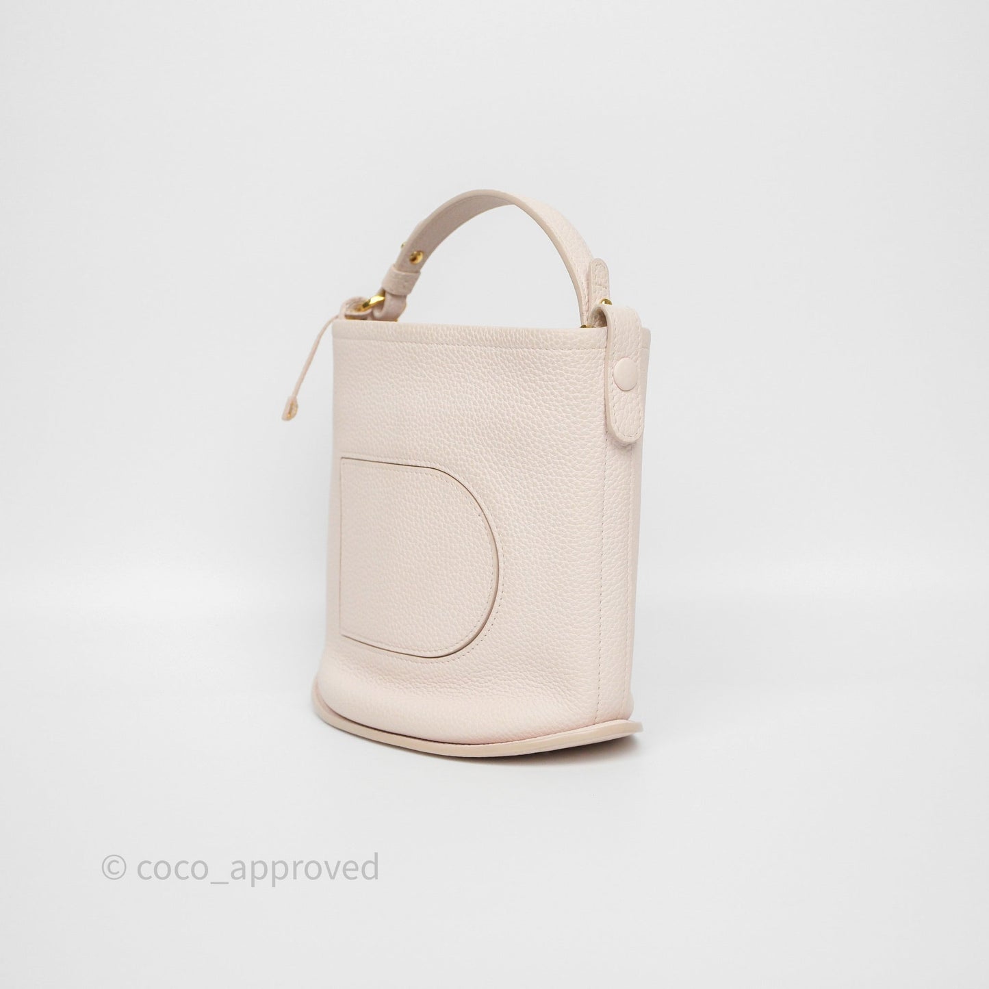 Delvaux Pin Mini Bucket Taurillon Soft Silk Pink