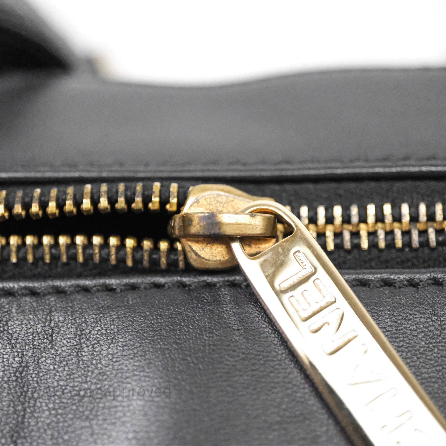 Chanel Vintage Chocolate Bar Shoulder Bag Black Lambskin