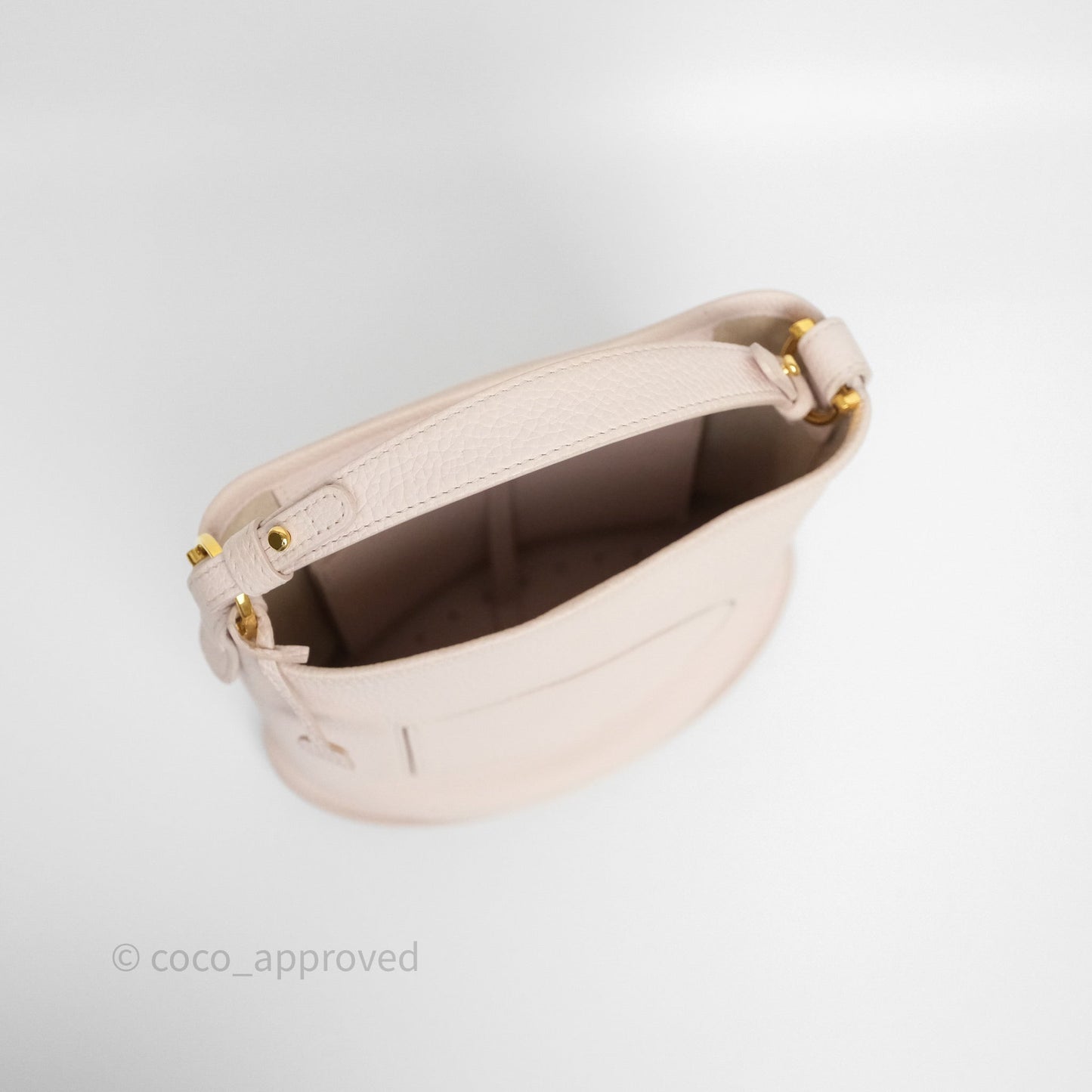 Delvaux Pin Mini Bucket Taurillon Soft Silk Pink