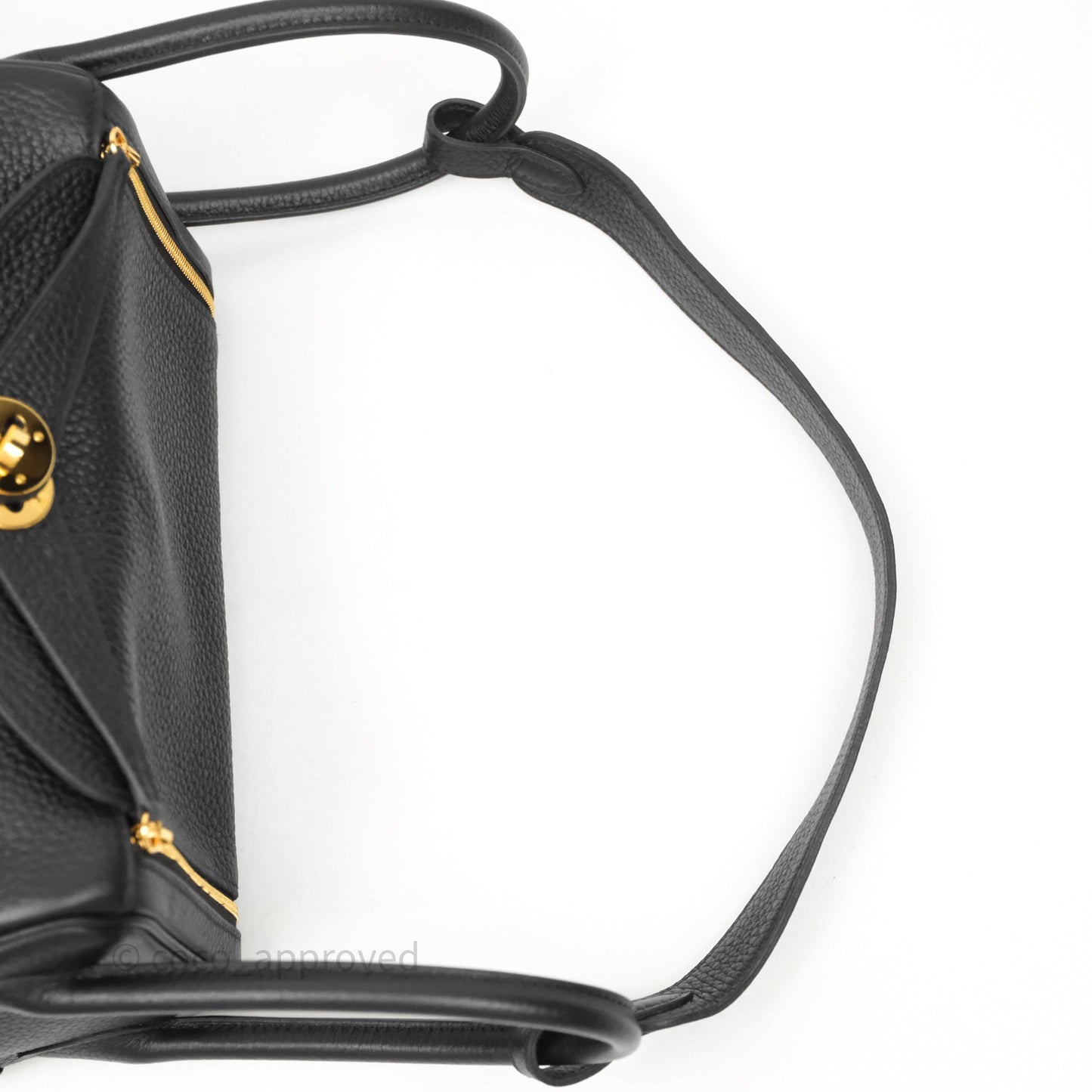 Hermès Lindy 26 Black Taurillon Clemence Gold Hardware