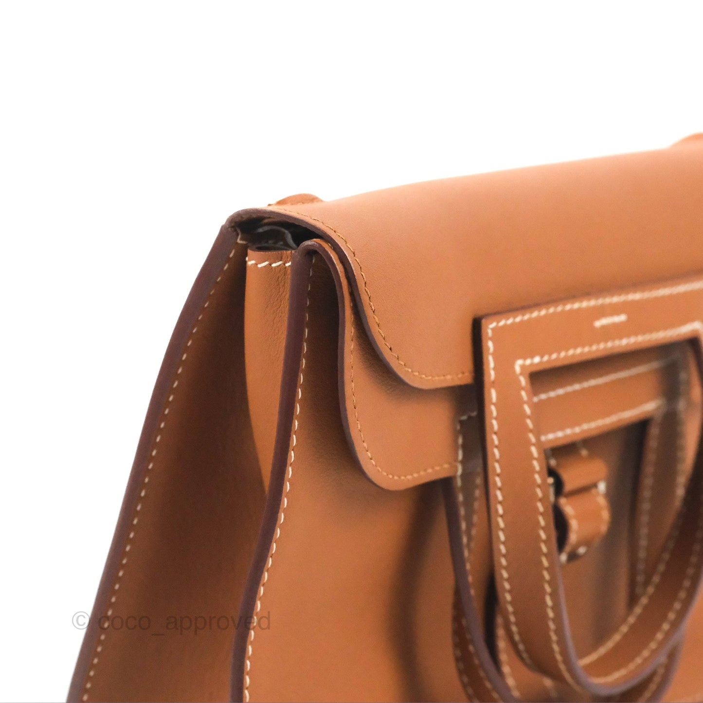 Hermès Mini Halzan Gold Evercolour Palladium Hardware
