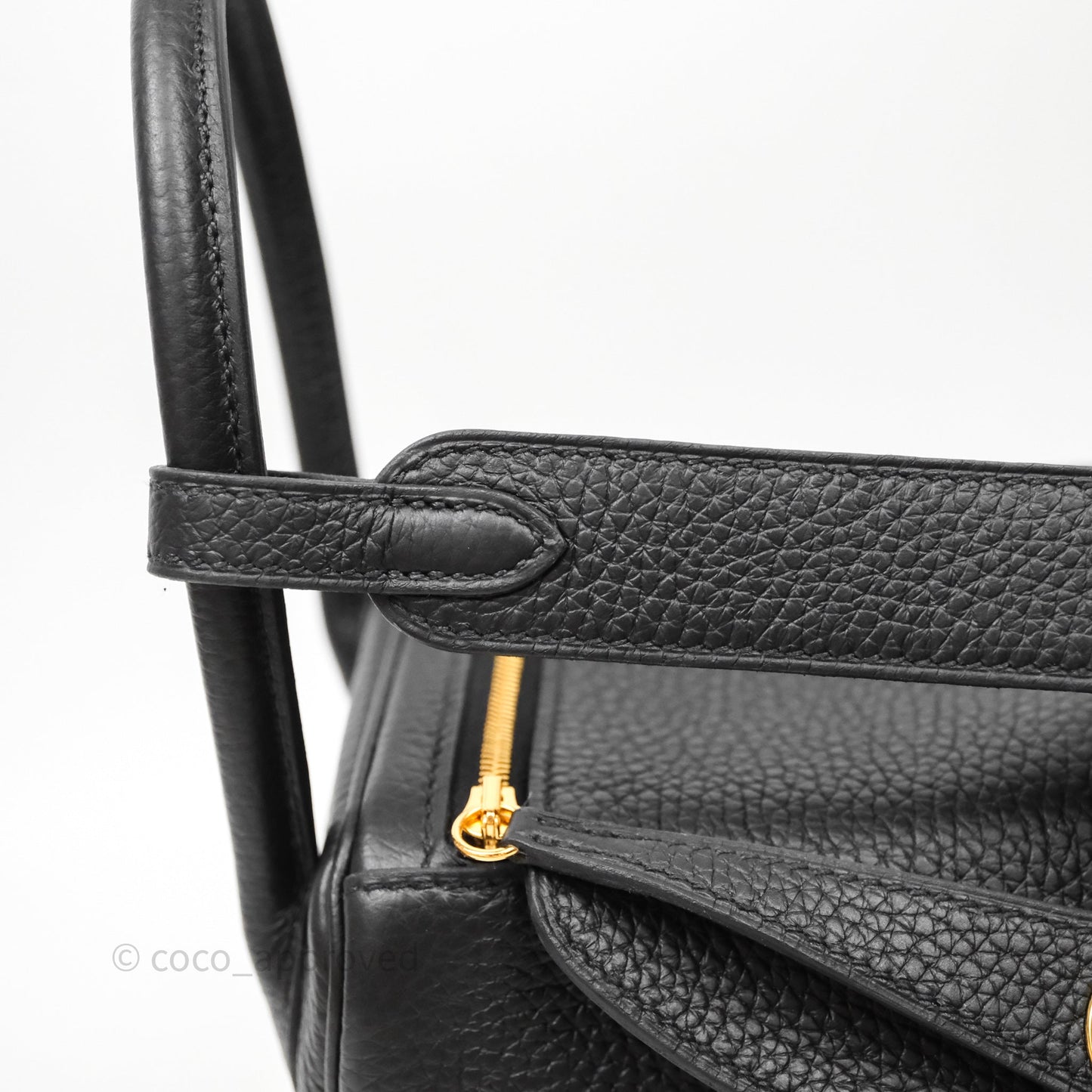 Hermès Lindy 26 Black Taurillon Clemence Gold Hardware