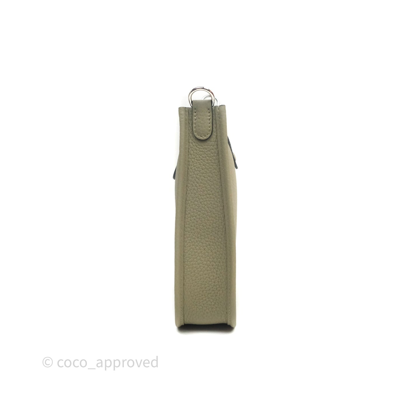 Hermès Mini Evelyne 16 Sauge Q1 Clemence Palladium Hardware