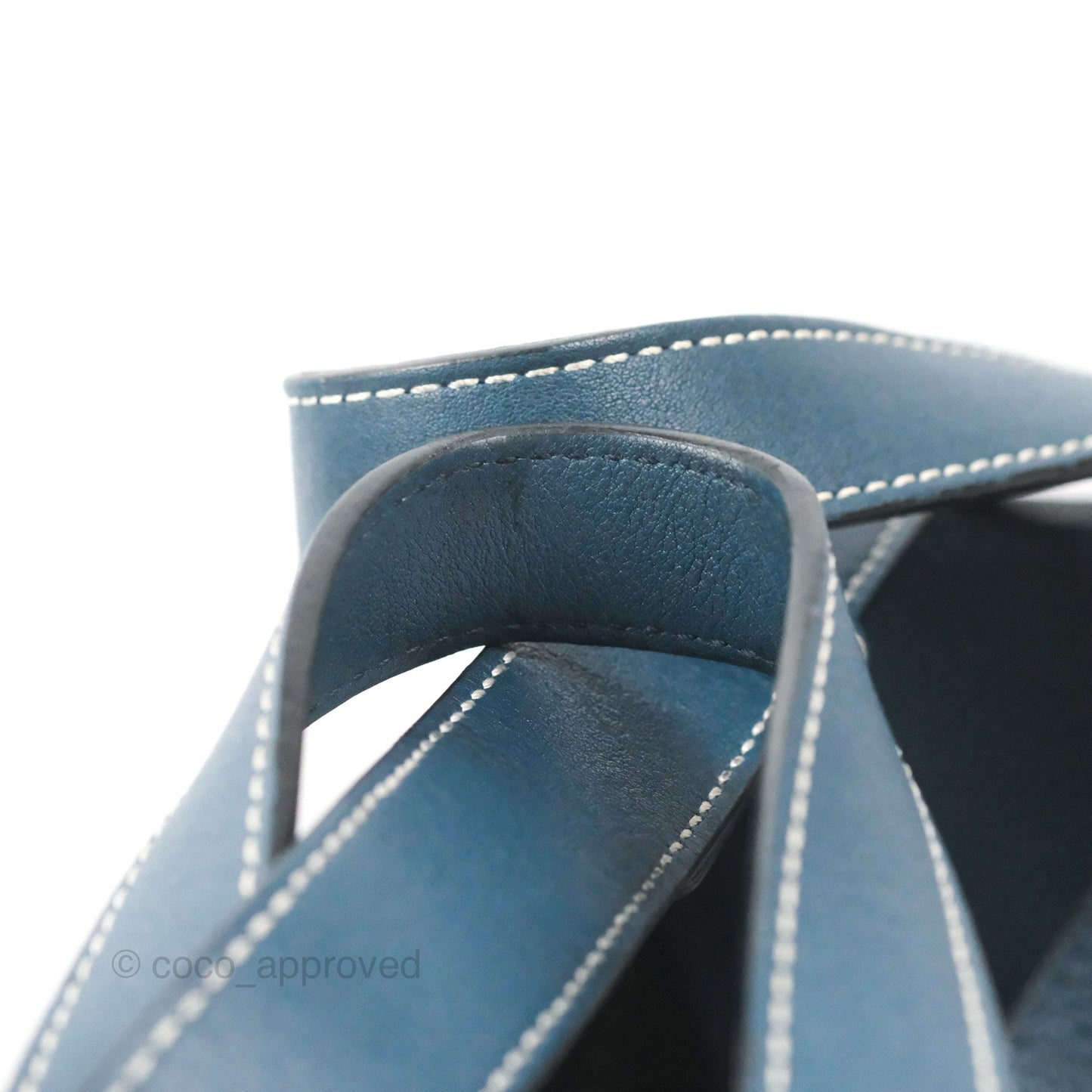 Loewe Hammock Small Shoulder Bag Navy Blue Soft Grained Calfskin