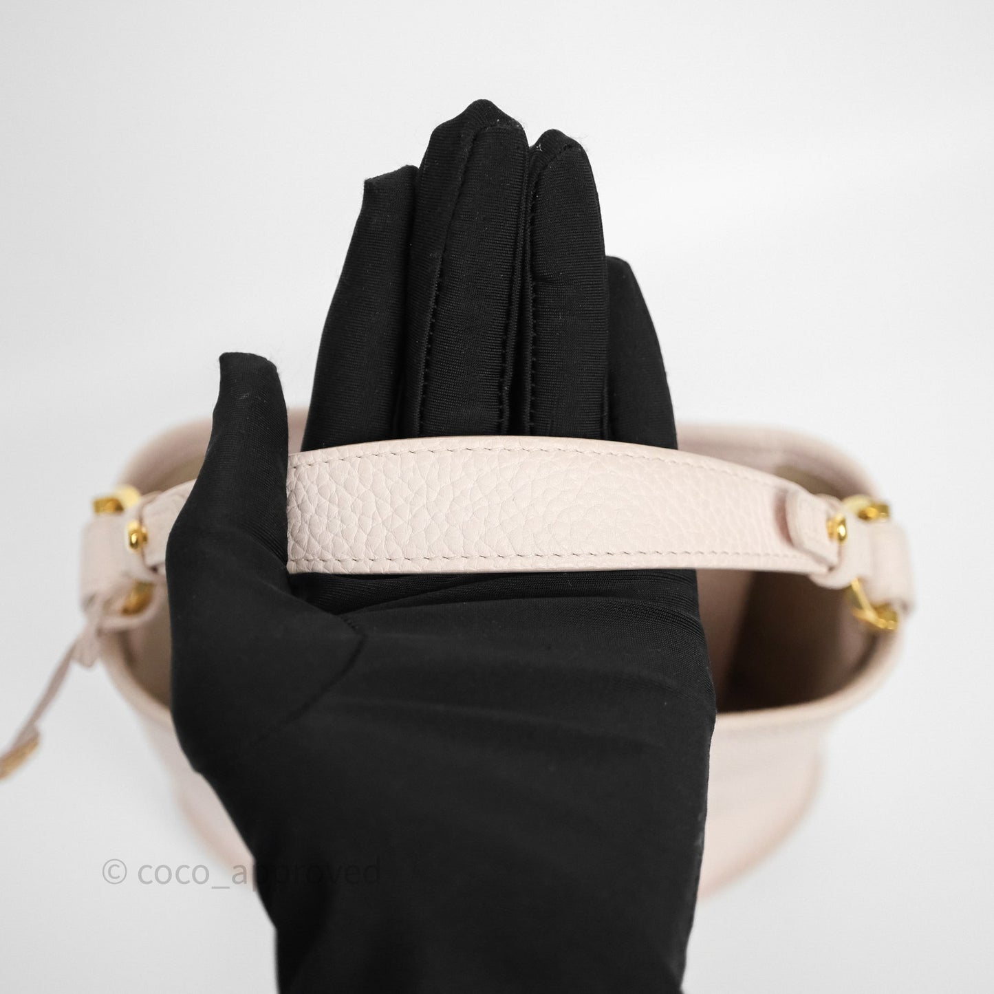 Delvaux Pin Mini Bucket Taurillon Soft Silk Pink