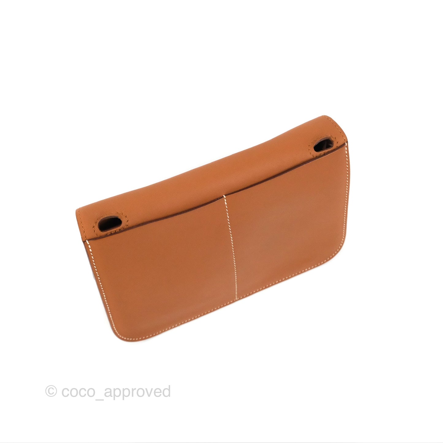 Hermès Mini Halzan Gold Evercolour Palladium Hardware