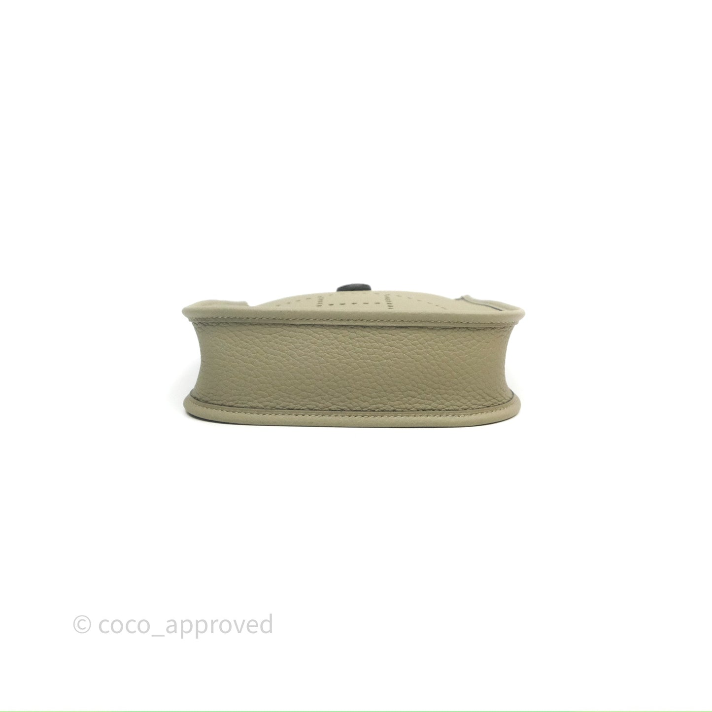 Hermès Mini Evelyne 16 Sauge Q1 Clemence Palladium Hardware