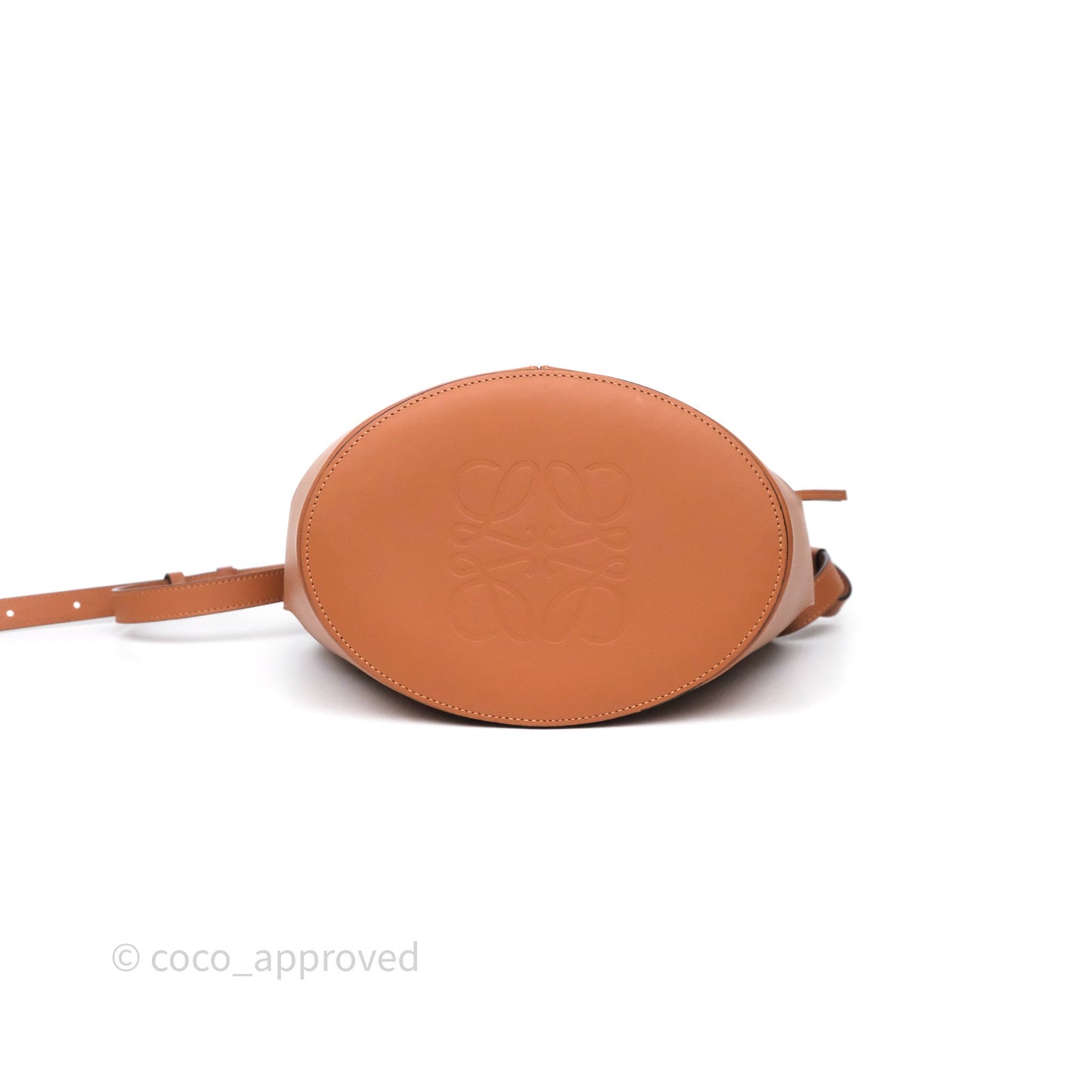 Loewe Medium Balloon Bucket Bag Tan Calfskin