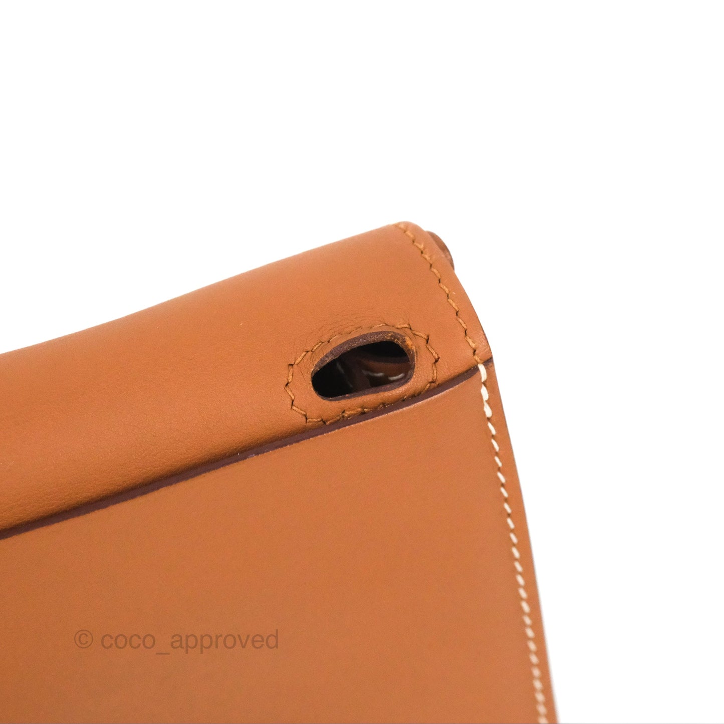 Hermès Mini Halzan Gold Evercolour Palladium Hardware