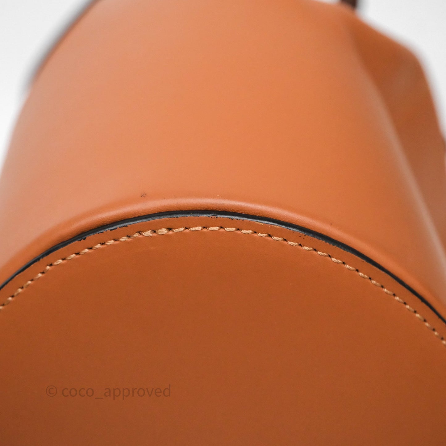 Loewe Medium Balloon Bucket Bag Tan Calfskin