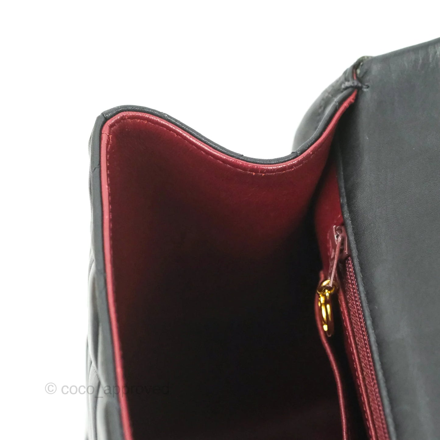 Chanel Vintage XL Jumbo Single Flap Black Lambskin 24K Gold Hardware