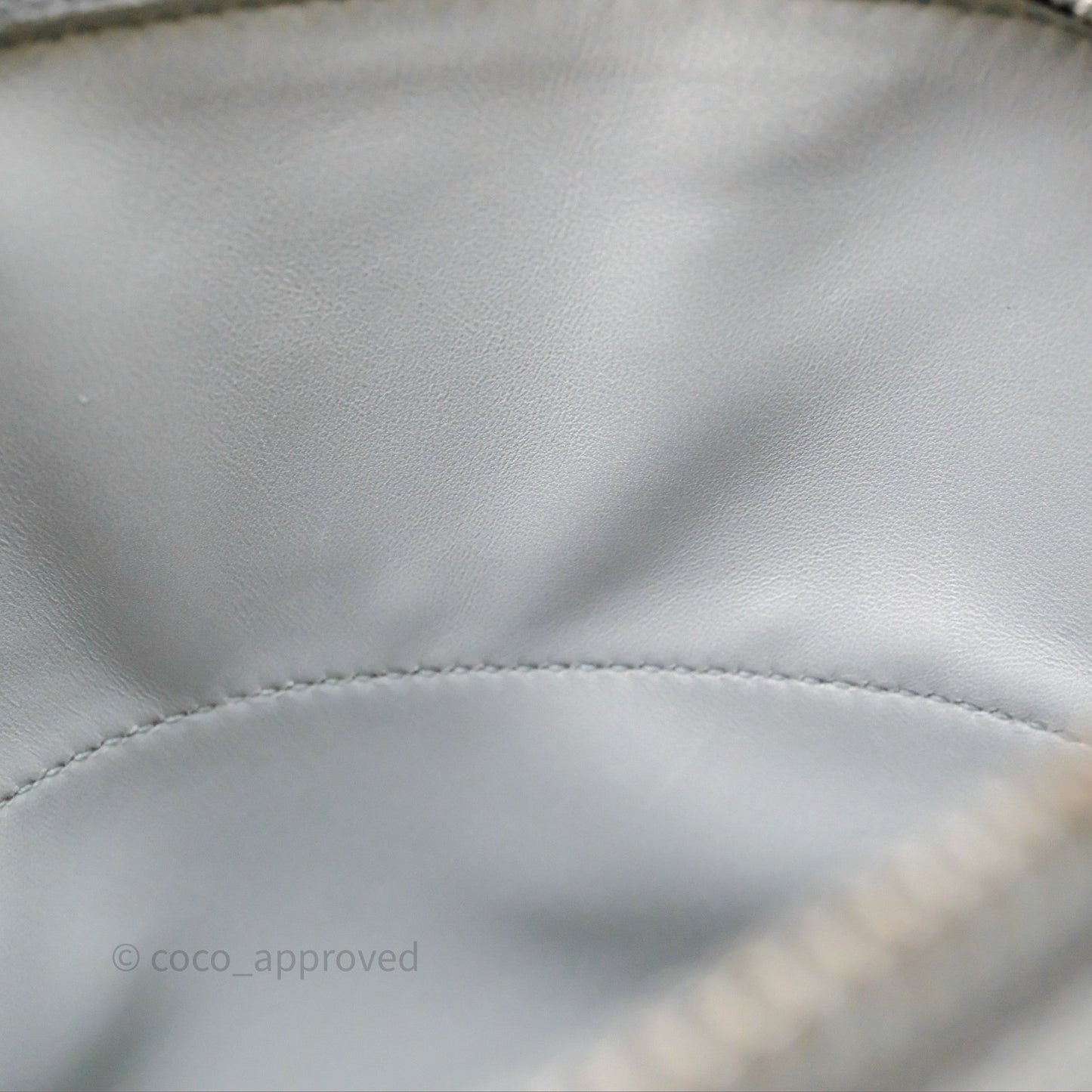 Hermès Bolide 27 Bleu Glacier 8U Epsom Palladium Hardware