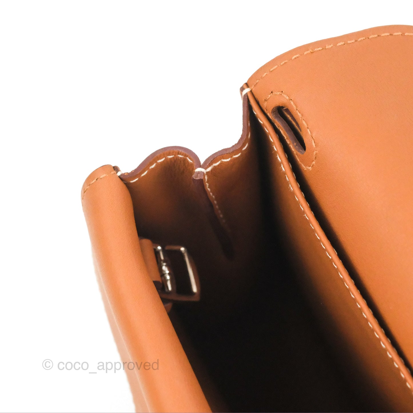 Hermès Mini Halzan Gold Evercolour Palladium Hardware