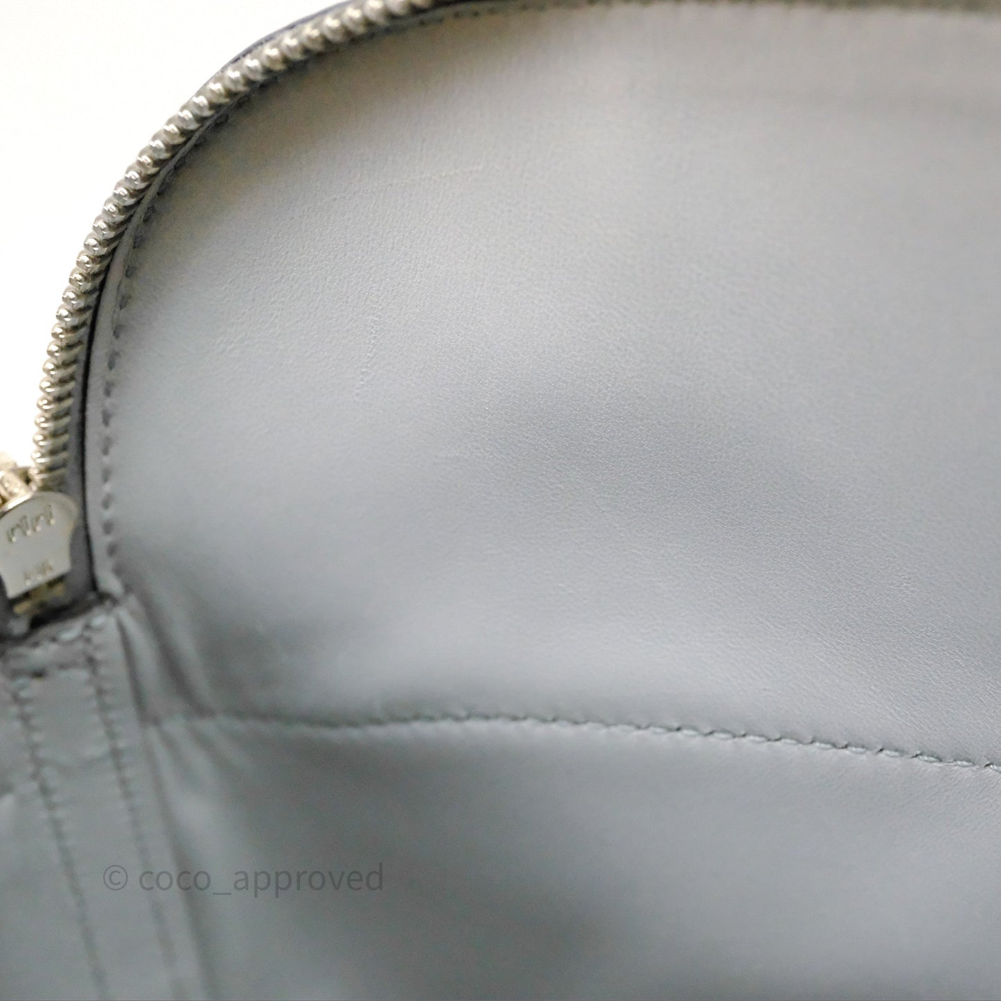 Hermès Bolide 27 Bleu Glacier 8U Epsom Palladium Hardware
