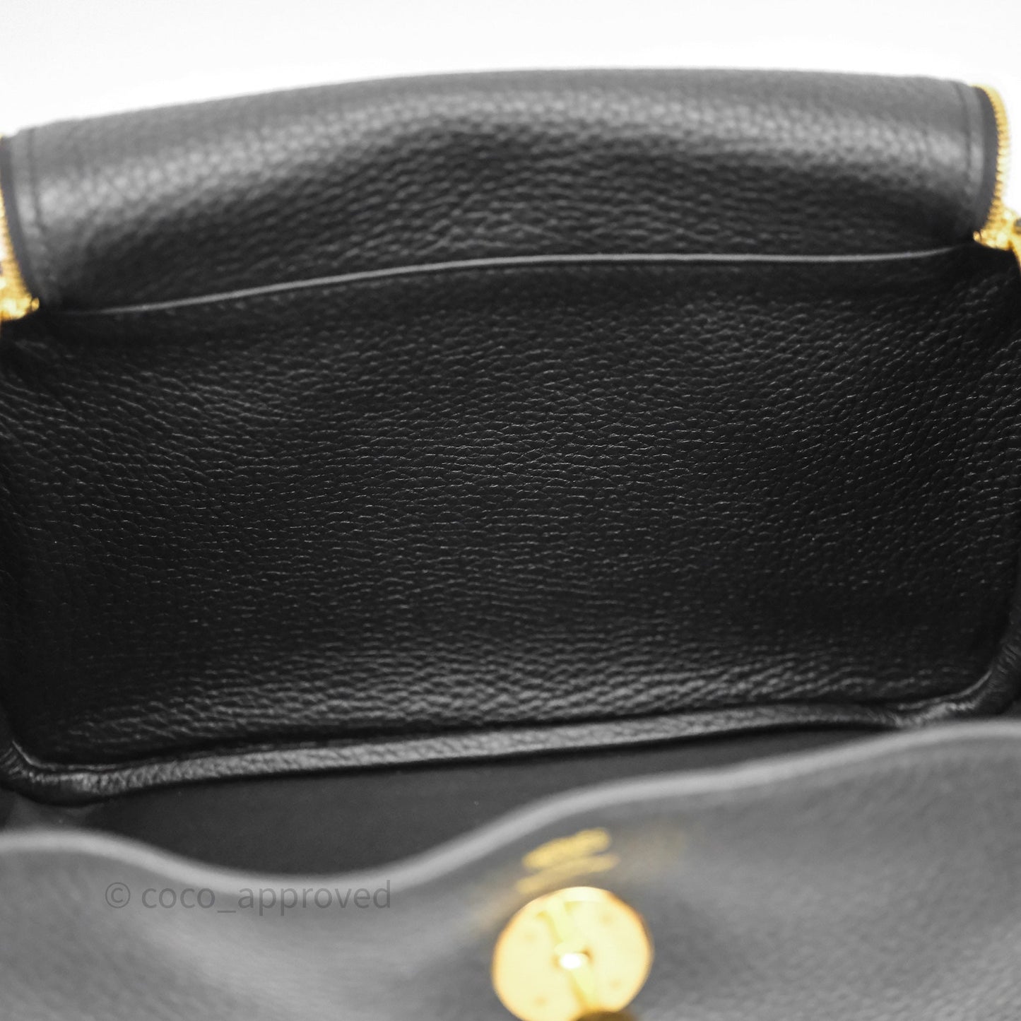 Hermès Lindy 26 Black Taurillon Clemence Gold Hardware