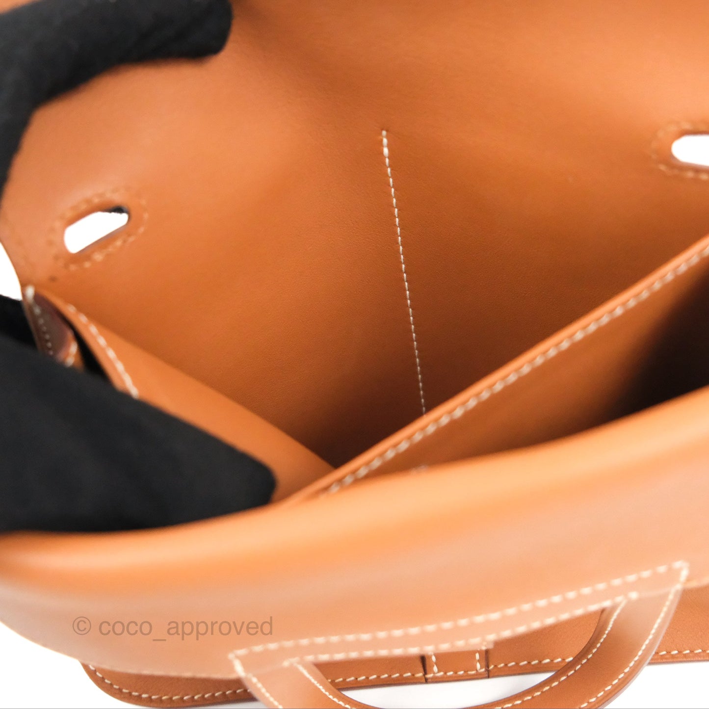 Hermès Mini Halzan Gold Evercolour Palladium Hardware